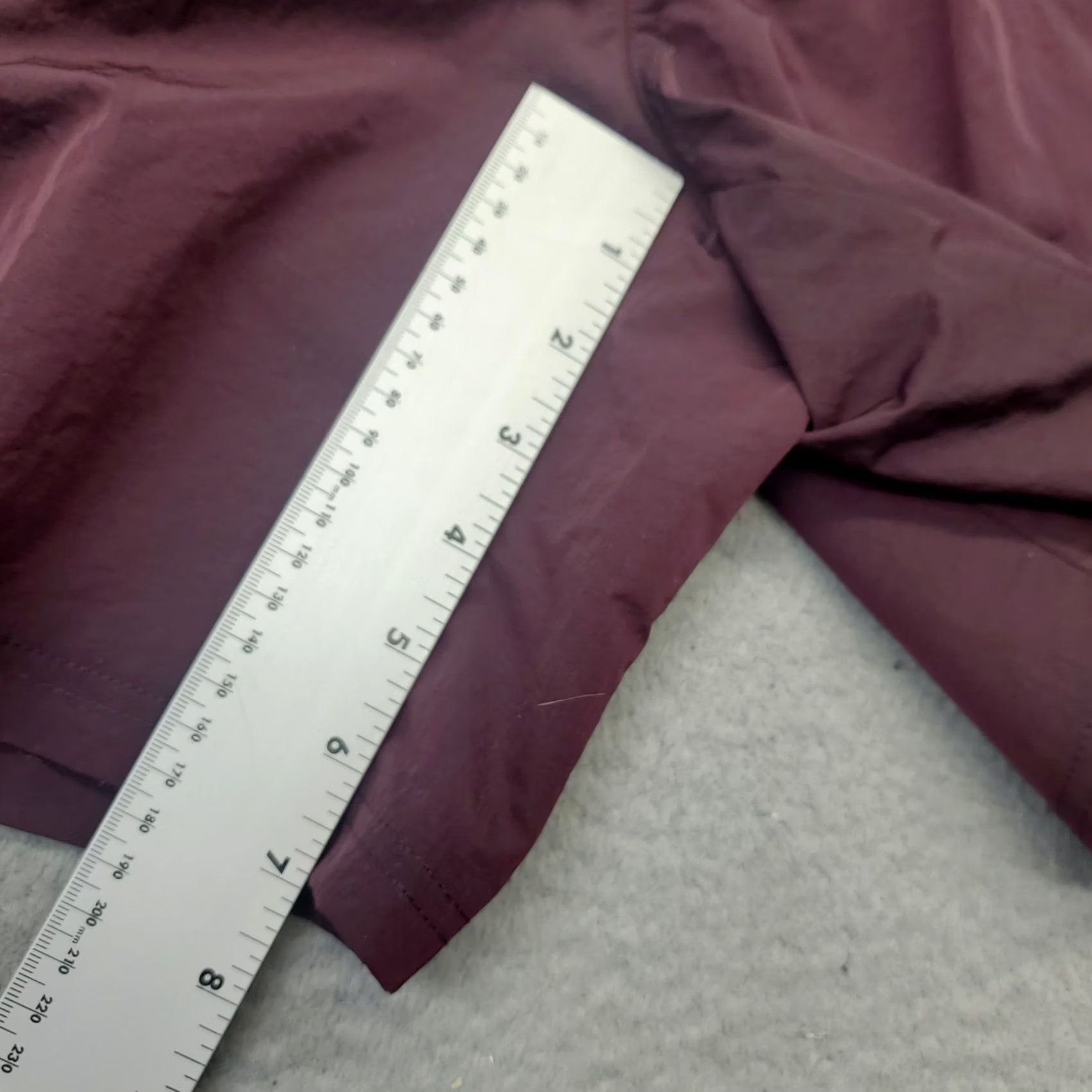 Vintage VRST Mens M Burgundy All-In Unlined Shorts Athletic Comfort Water Repellent UPF 50+ Pockets Size US 31 - 5 Thumbnail
