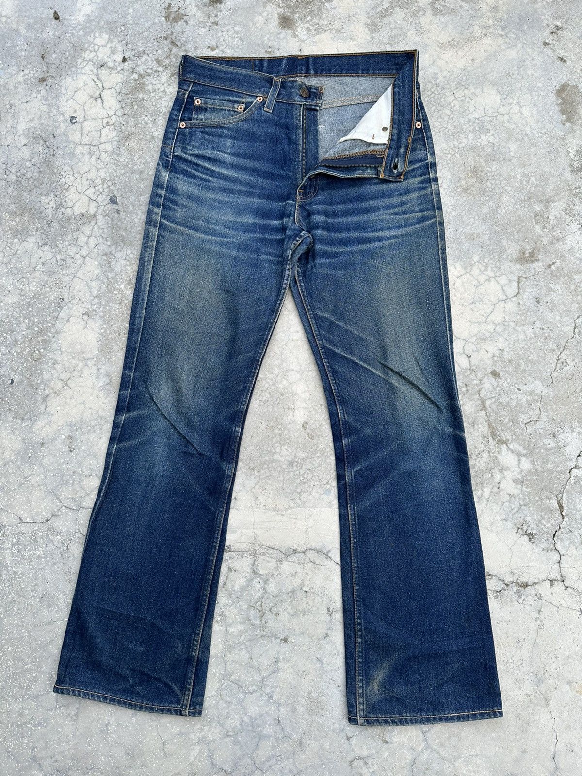 Levi's Vintage Clothing Vintage Levis Usa 517-03 Single R Flare Patina Denim Jeans Size US 32 / EU 48 - 2 Thumbnail