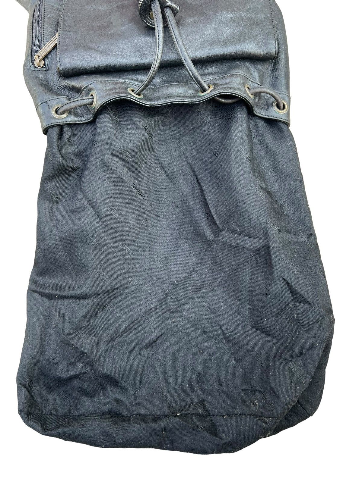 BREE Vintage BREE All Black Leather Backpack Size ONE SIZE - 24 Thumbnail