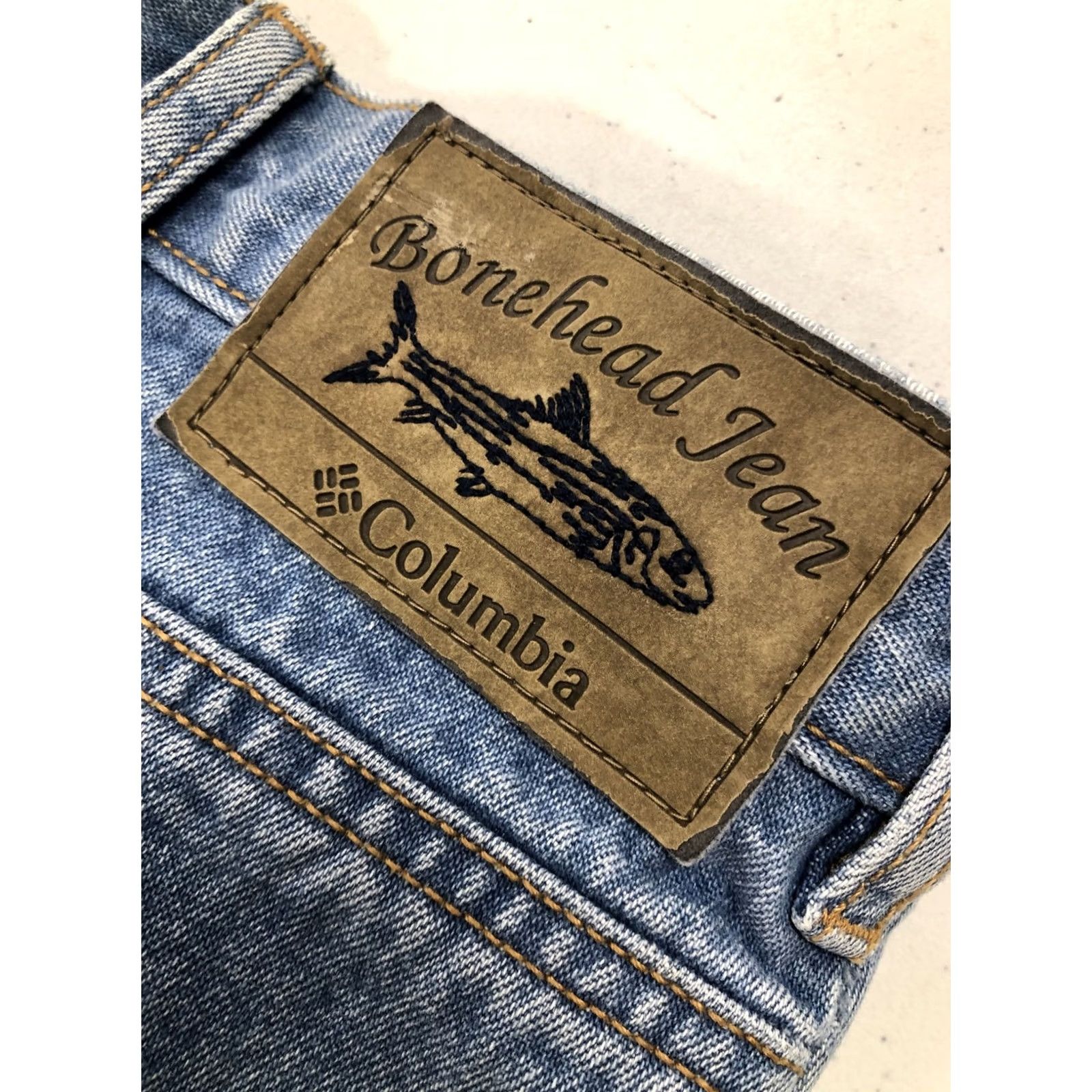 Vintage Columbia Sportswear Company Mens Jeans Blue Bonehead Size 36x27 (Label Says 32) Size US 36 / EU 52 - 2 Thumbnail