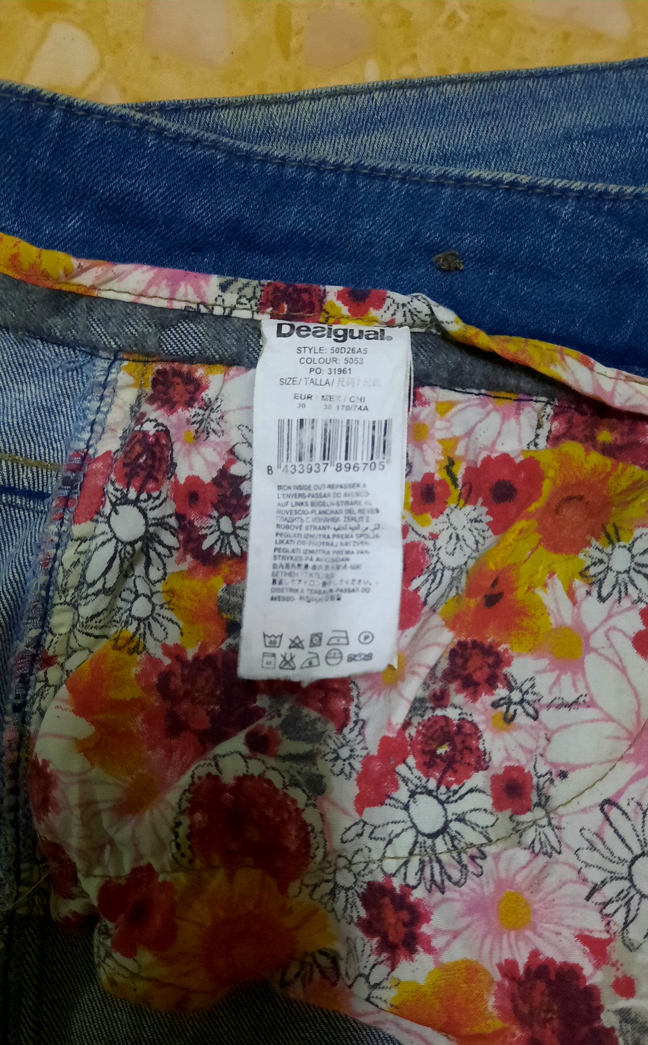 Desigual Desigual embroidery pattern jeans Size 36" / US 14 / IT 50 - 10 Thumbnail