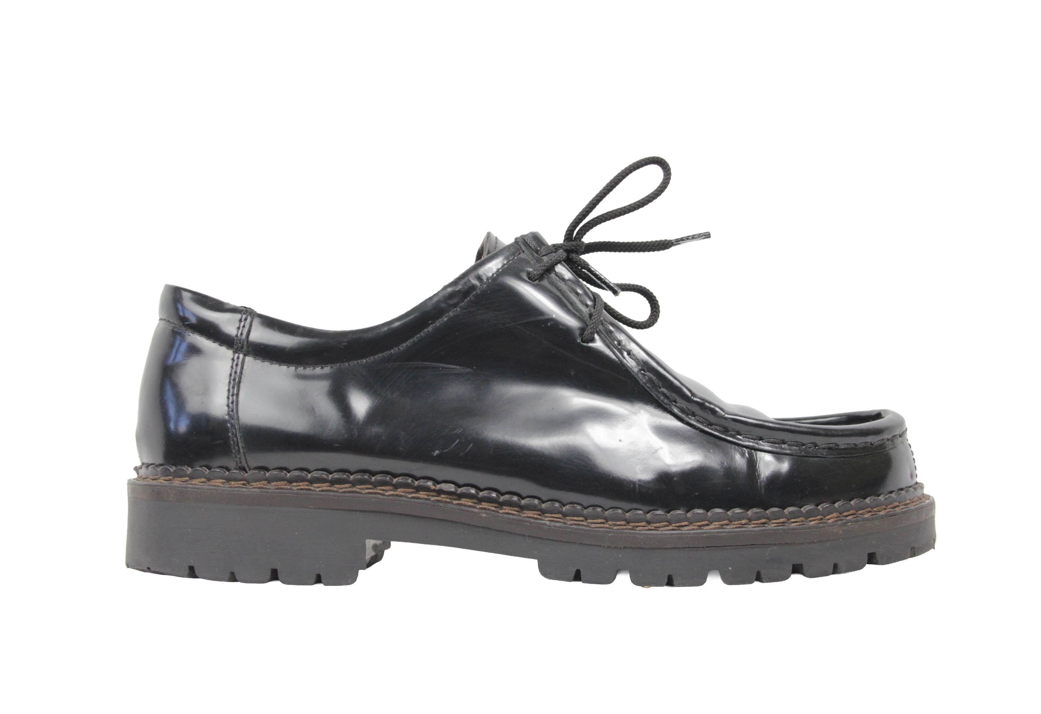 Japanese Brand Maze L1710 Patent Lug Sole Hand Made Derby Size US 8 / EU 41 - 2 Thumbnail
