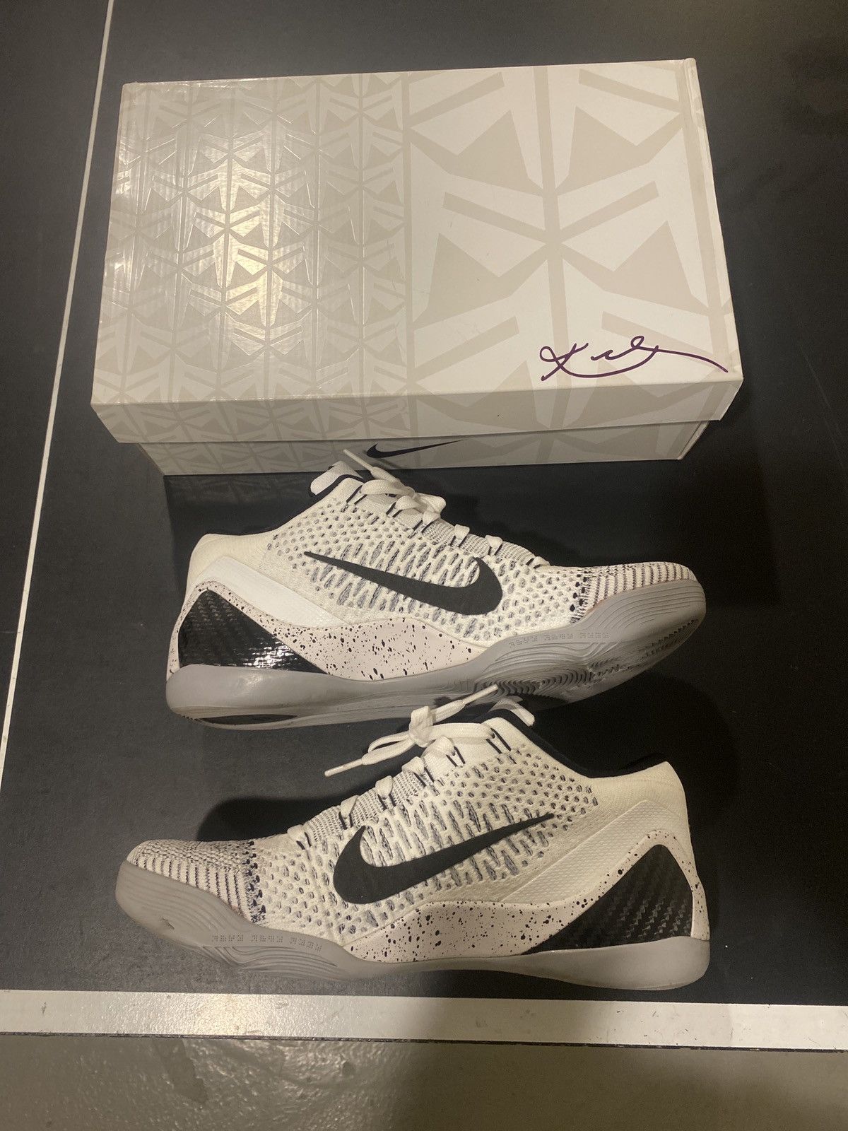 Nike Kobe 9 Wolf Grey Black Size US 9 / EU 42 - 3 Thumbnail