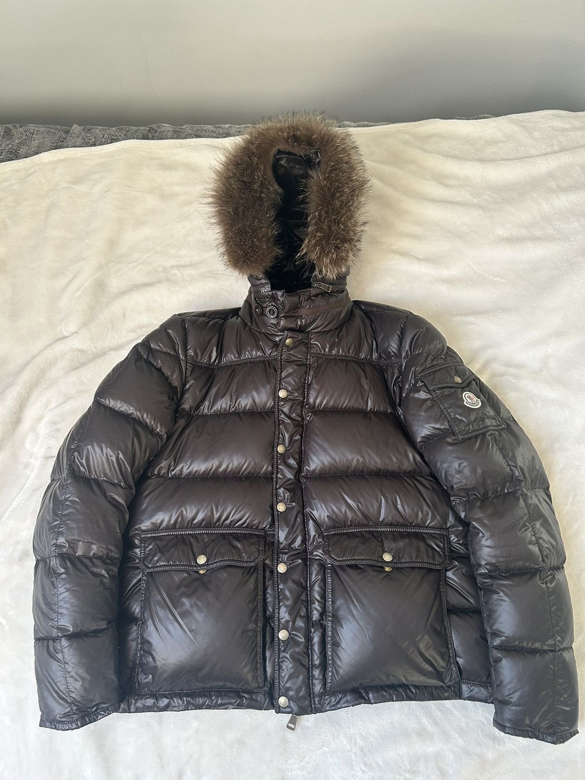 Moncler moncler fur jacket Size US XL / EU 56 / 4 - 1 Thumbnail