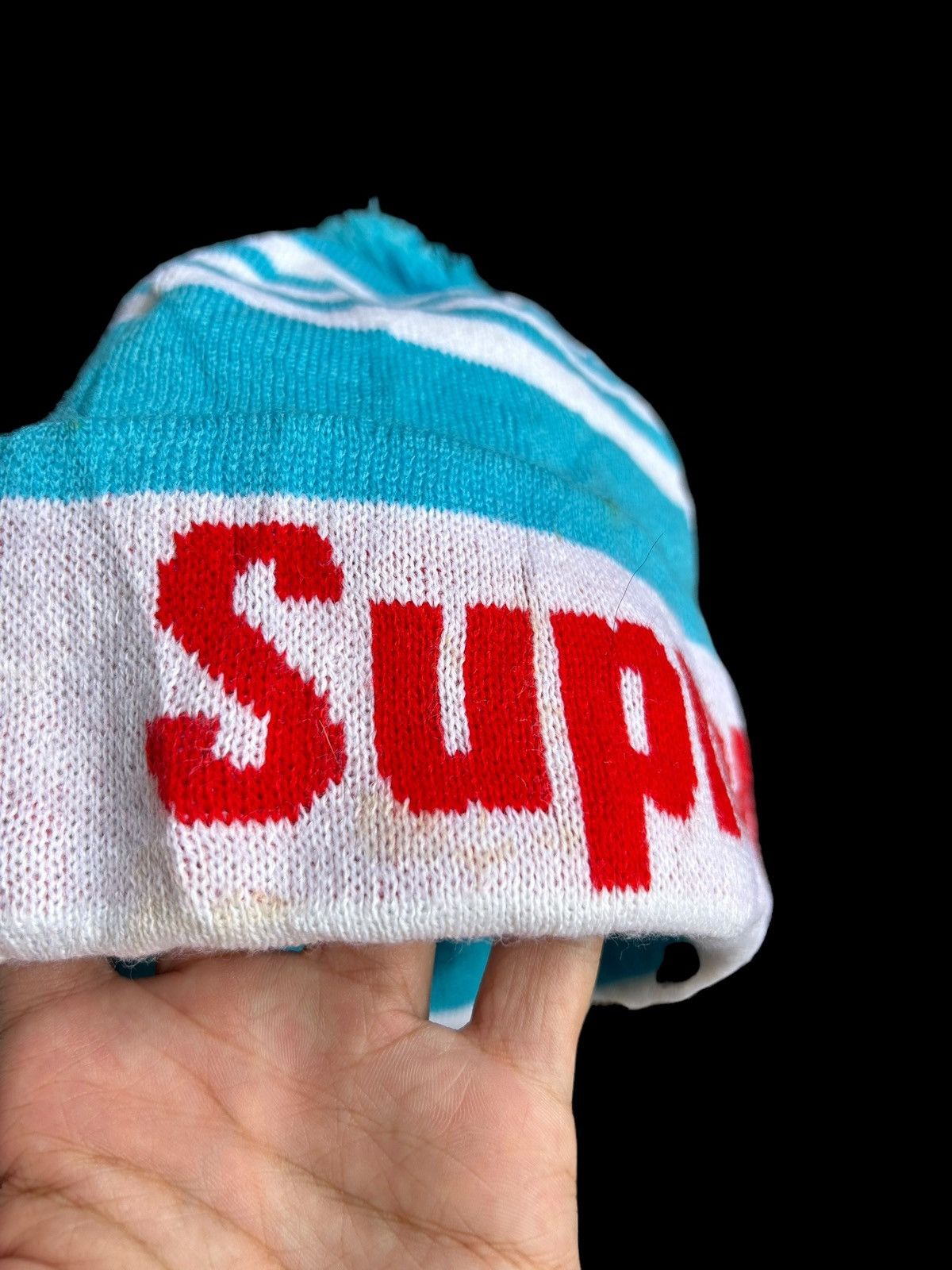Supreme SUPREME Big Logo Beanie Hats ☠️ Size ONE SIZE - 8 Thumbnail
