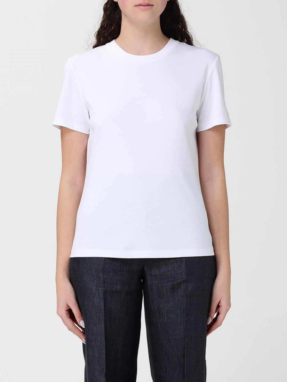 Max Mara Max Mara T-Shirt Woman White Size L / US 10 / IT 46 - 1 Thumbnail