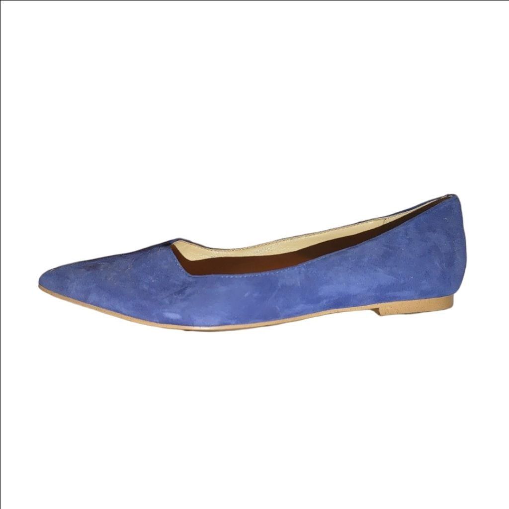 Sam Edelman Sam Edelman Blue Suede Flats Size 7 Size US 7 / IT 37 - 1 Thumbnail
