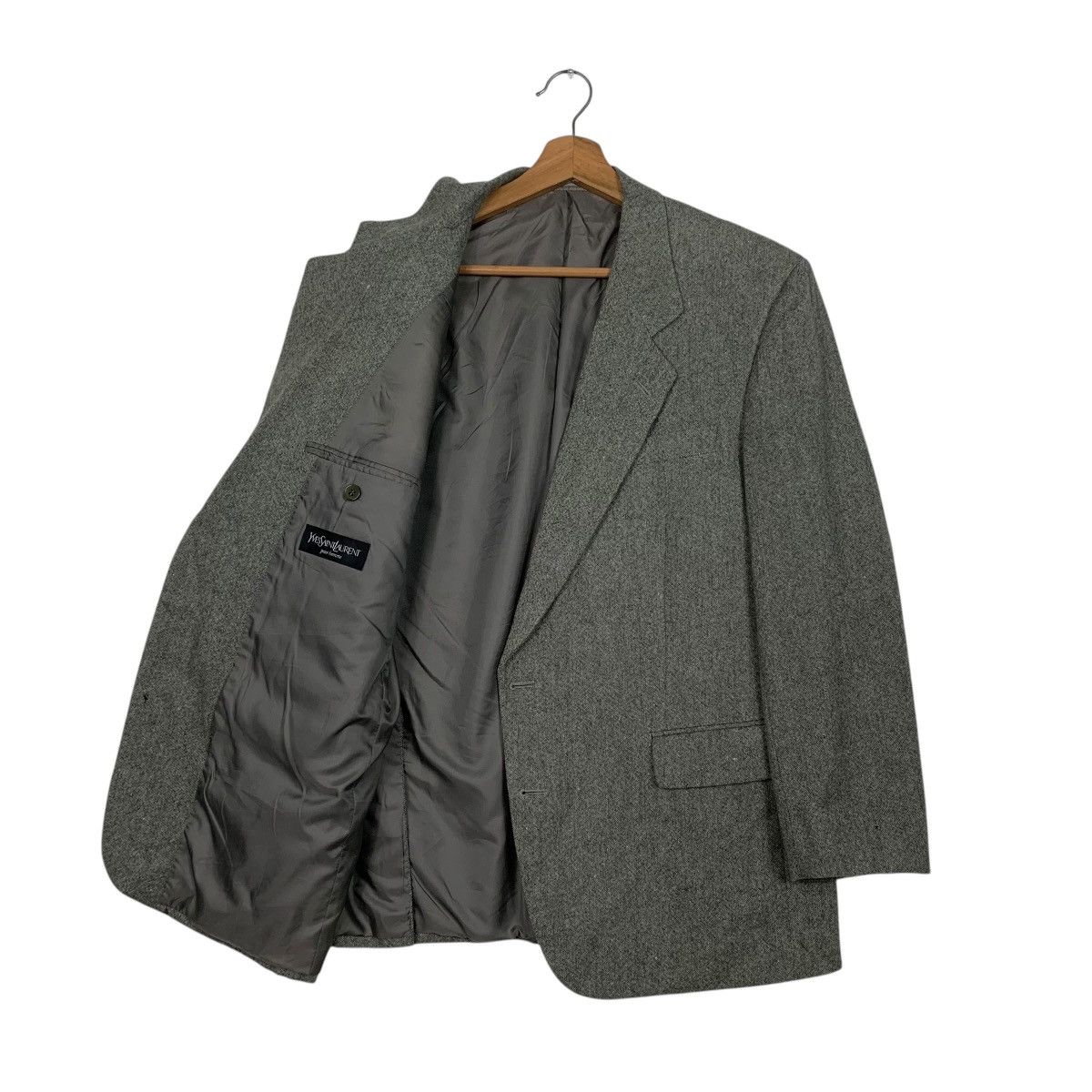 Yves Saint Laurent Yves Saint Laurent Pour Homme Wool Blazer Jacket Size US M / EU 48-50 / 2 - 9 Thumbnail