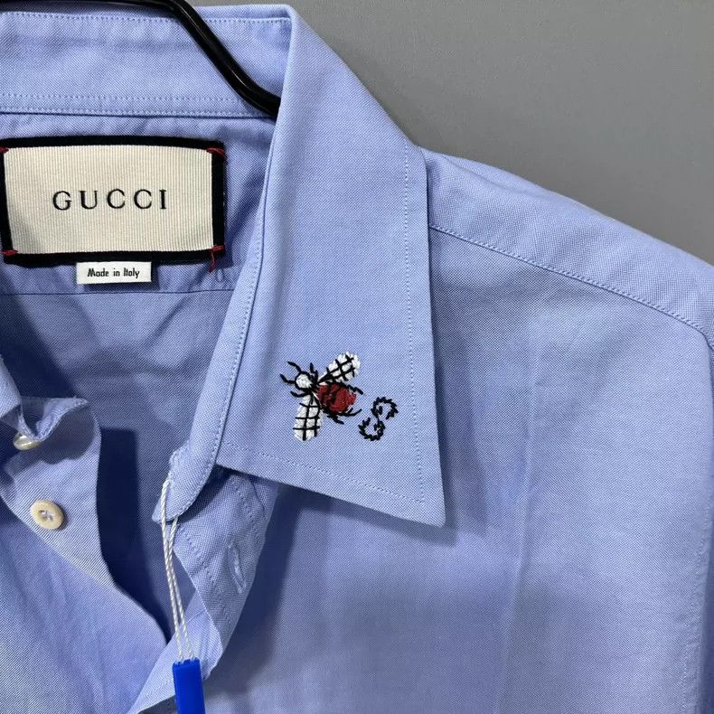 Gucci Gucci Neckline embroidered animal logo shirt 2502-Nextarrow Size US XXS / EU 40 - 6 Thumbnail