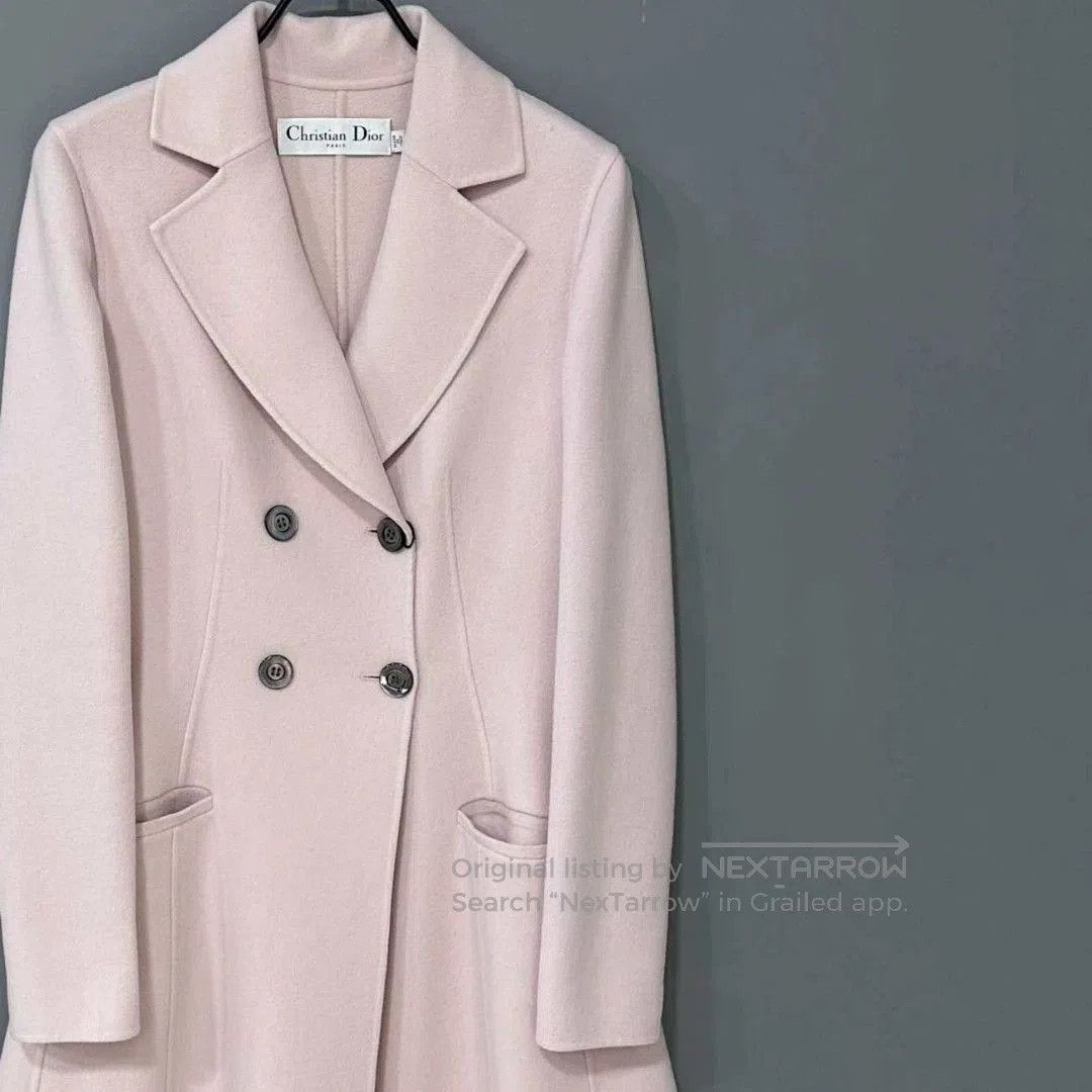 Dior Dior Pink Pure Cashmere Coat. Size US S / EU 44-46 / 1 - 3 Thumbnail