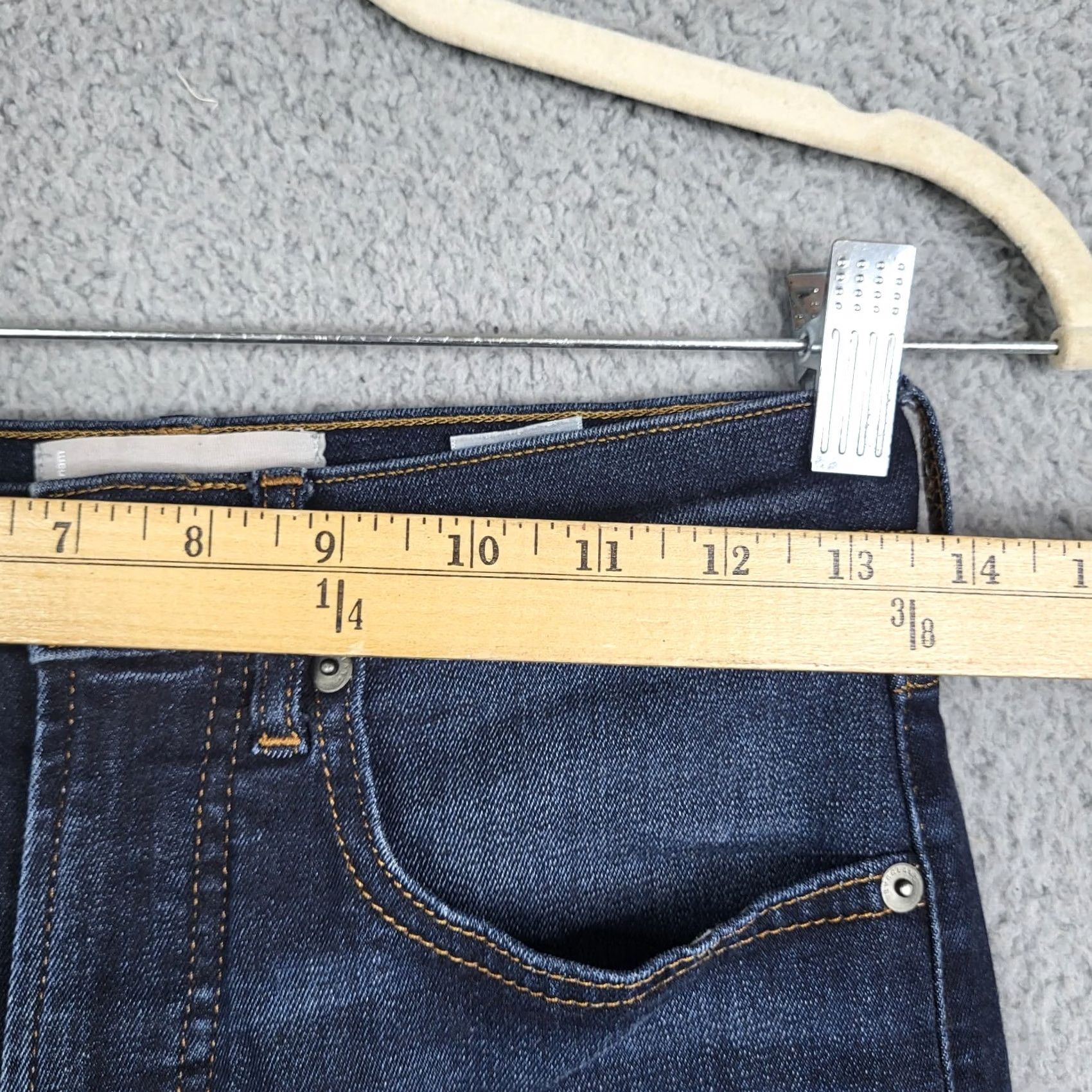 Everlane Everlane Jeans The High Rise Skinny Jean Ankle blue Size 26 Denim Cotton/spandex Regular Dark blue Womens Boys? Size 26" / US 2 / IT 38 - 4 Thumbnail