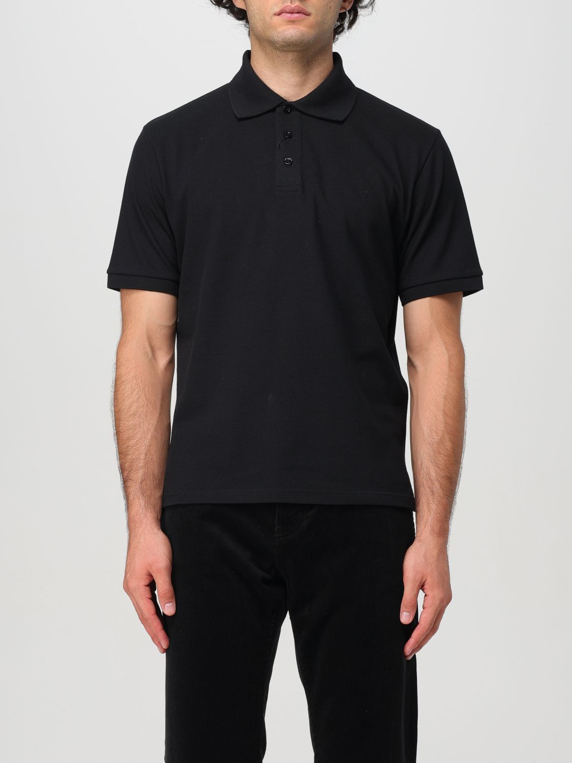 Saint Laurent Paris Saint Laurent Polo Shirt Men Black Size US M / EU 48-50 / 2 - 1 Thumbnail