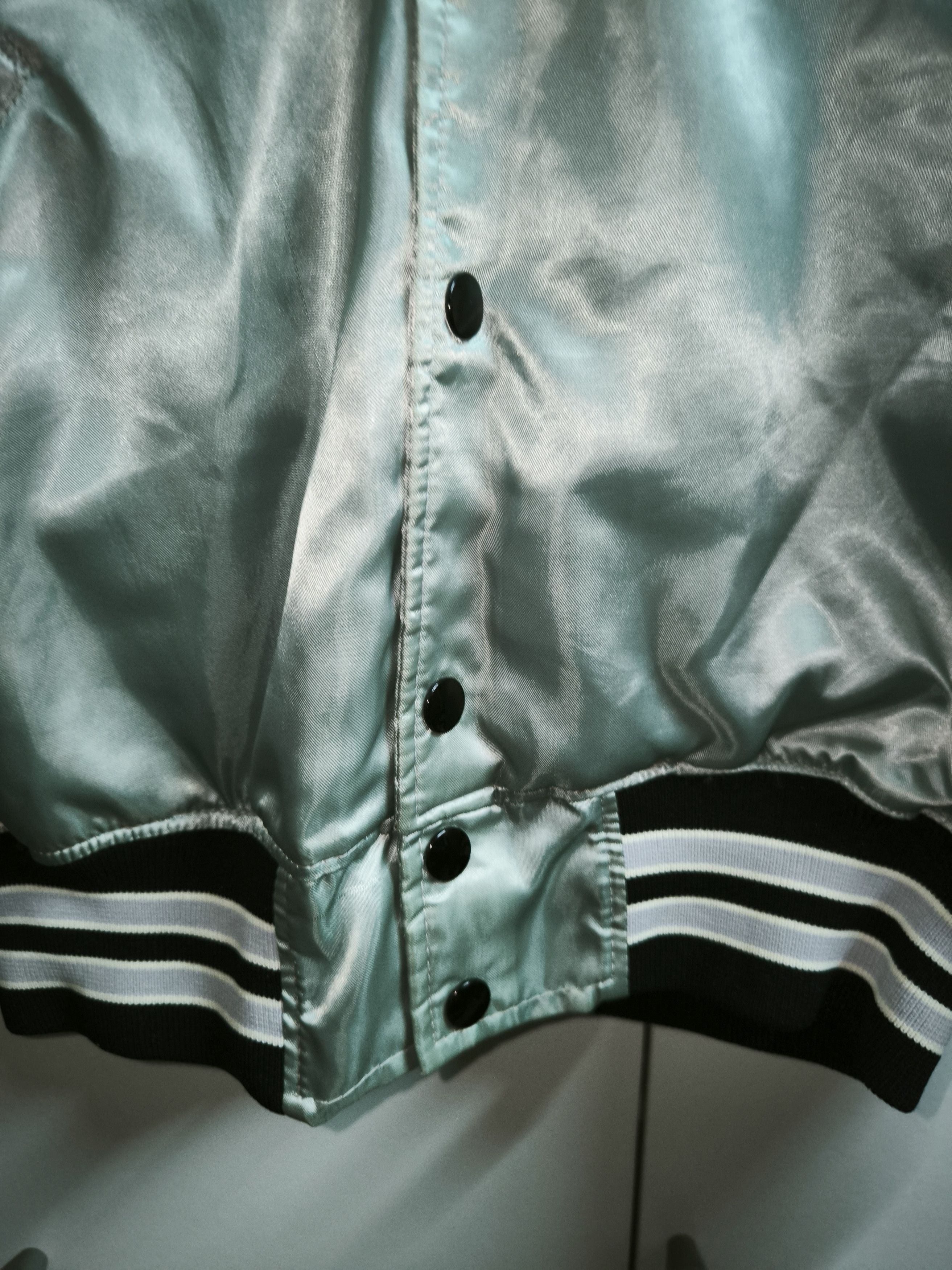 Howe × Vintage 80s Denville Tornados Satin Bomber Jacket Size US M / EU 48-50 / 2 - 14 Thumbnail