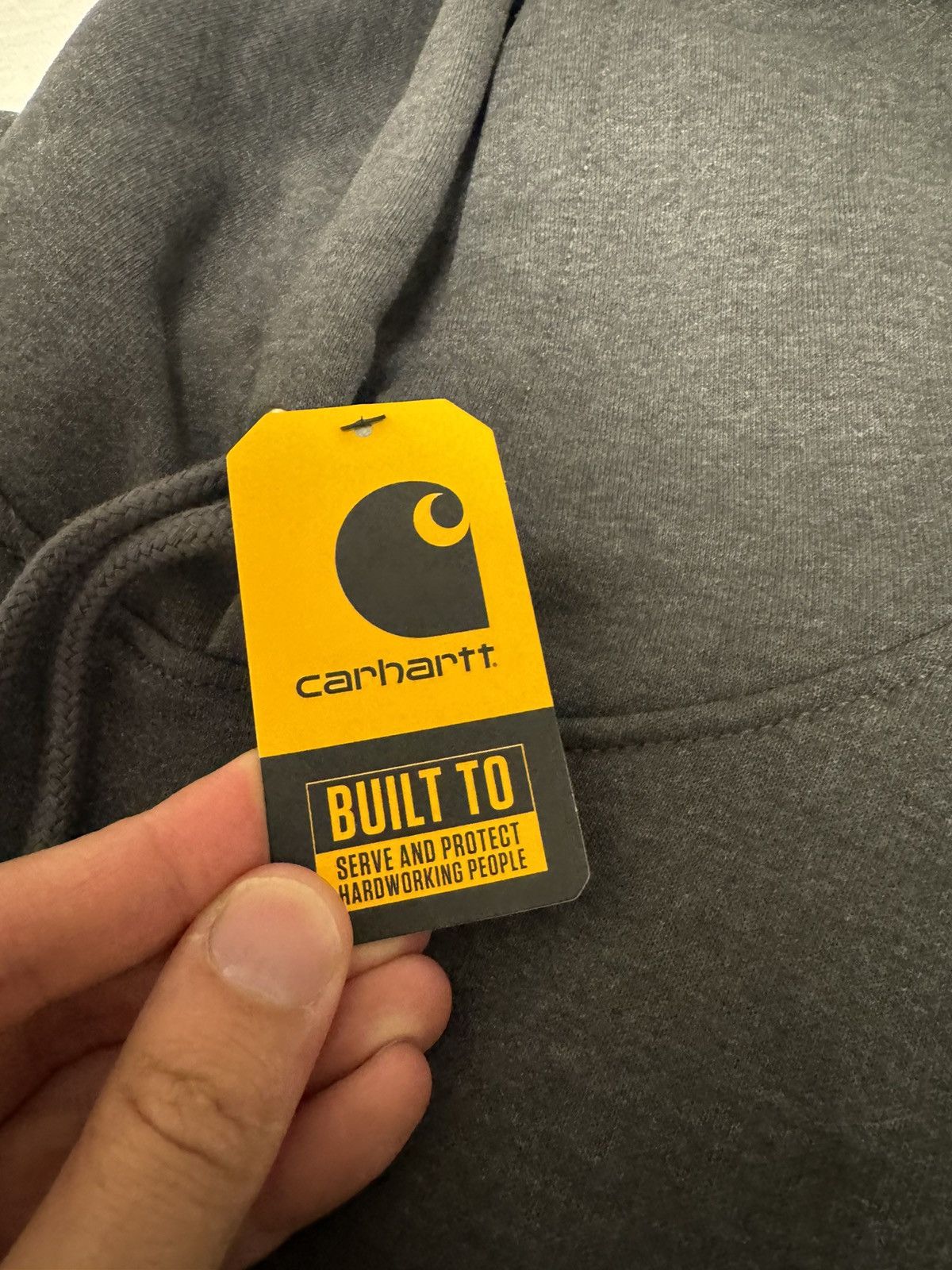Carhartt Carhartt Midweight Sweater Mens 2XL Grey HOODIE Sweatshirt Size US XXL / EU 58 / 5 - 4 Thumbnail