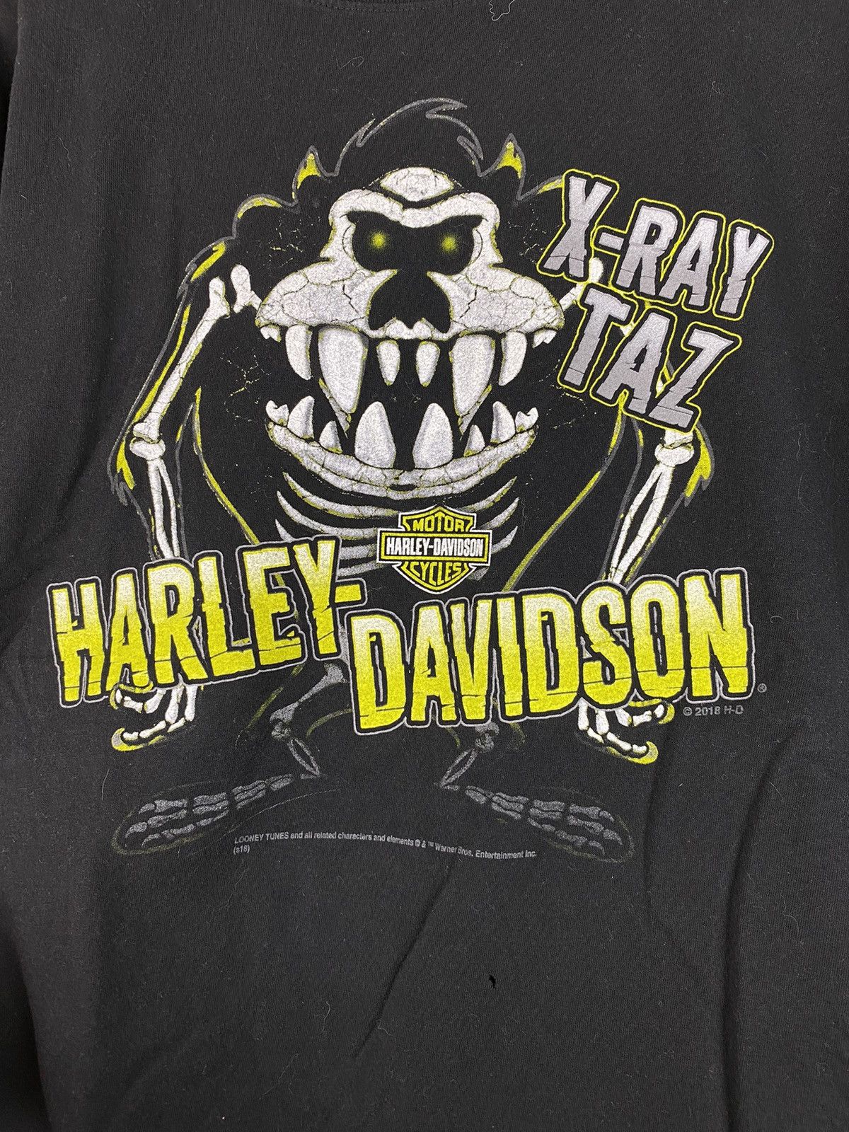 Harley Davidson Harley Davidson Looney Tunes Taz T Shirt Tasmanian Devil Size US L / EU 52-54 / 3 - 3 Thumbnail