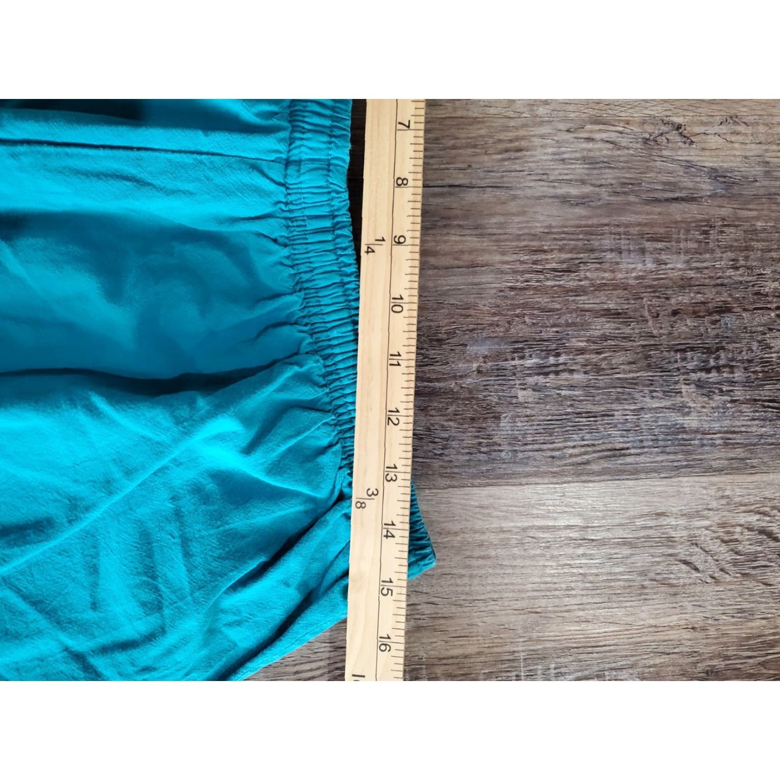 Vintage Bobbie Brooks Pants Womens XL Blue Pull On Elastic Waist Casual Tapered Ankle Inseam 19 in. Regular Fit Front Flat Front Womens Pants Blue XL Regular Size 40" / US 18 - 6 Thumbnail
