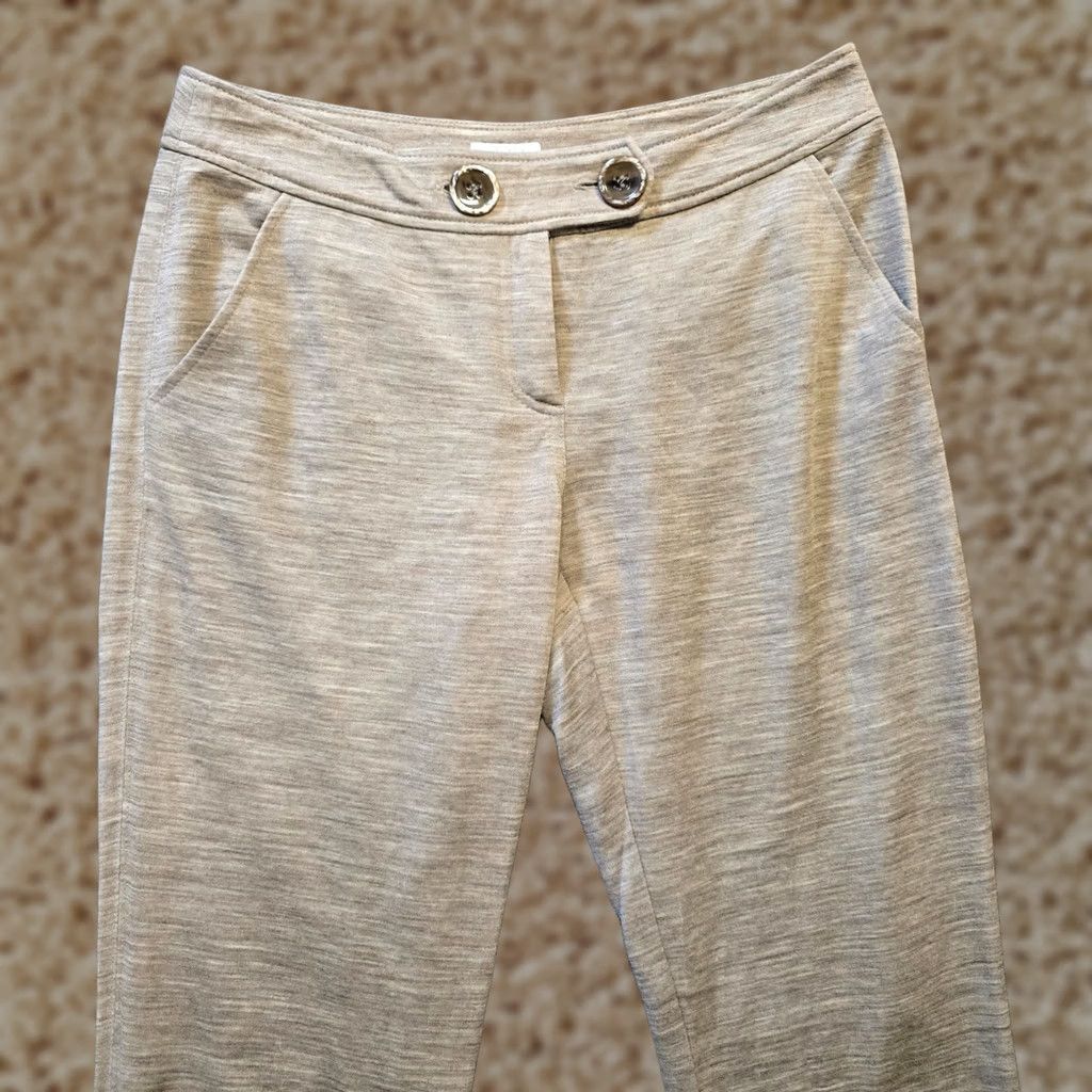 Escada VINTAGE Escada Sport Pants Women Size 38 Brown Tan Wool Knit Straight Leg Stretch Casual Size 26" / US 2 / IT 38 - 1 Thumbnail