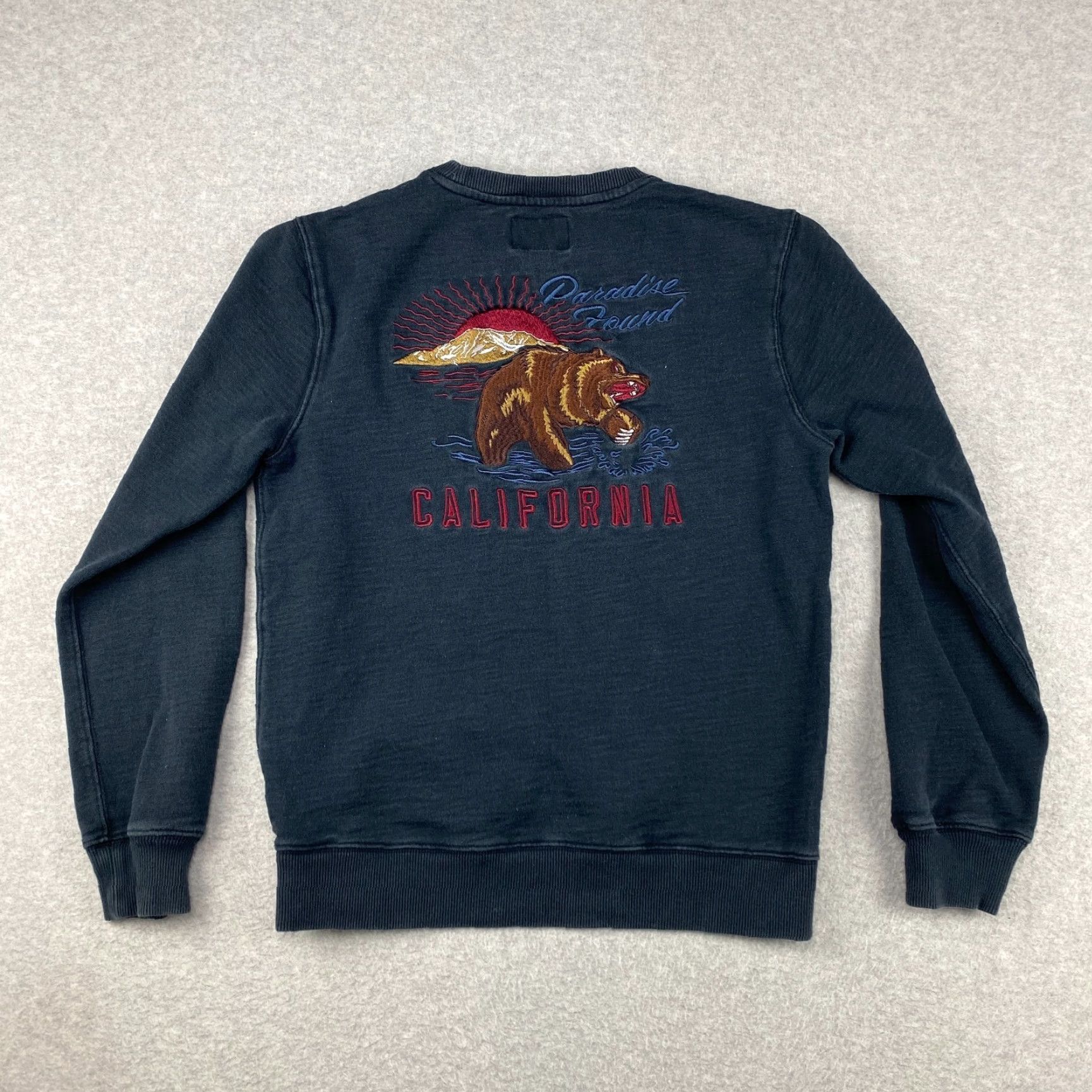 Lucky Brand Lucky Brand Sweatshirt Mens S Black Embroidered California Bear Logo Crew Neck Pullover All Seasons Modern Fashion Hoodie Type: Sweatshirt (Men) Size US S / EU 44-46 / 1 - 2 Thumbnail
