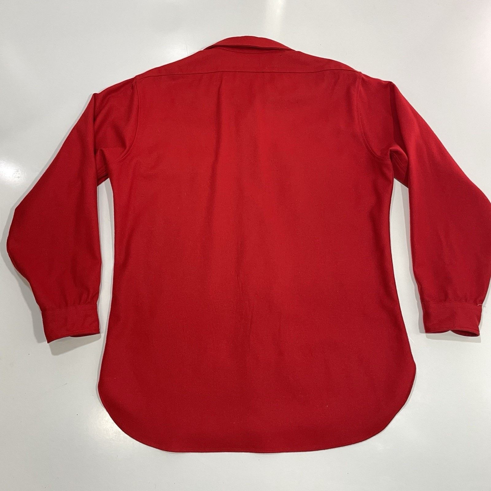 Pendleton VTG 70's Pendleton Men's Red Virgin Wool Shirt *flawed USA L Size US L / EU 52-54 / 3 - 11 Thumbnail
