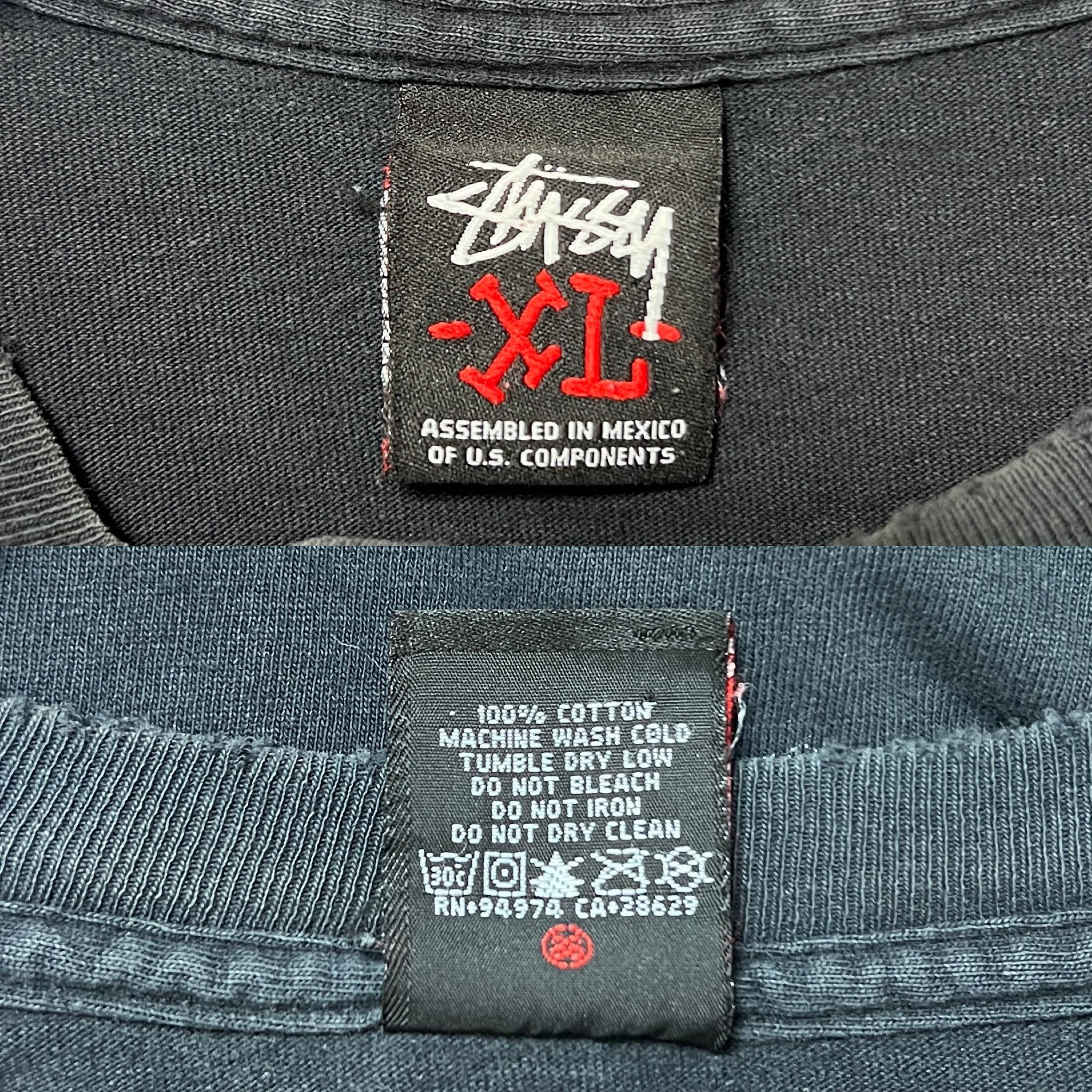 Stussy Stussy 2000s Crown Graphic T-shirt Size US XL / EU 56 / 4 - 5 Thumbnail