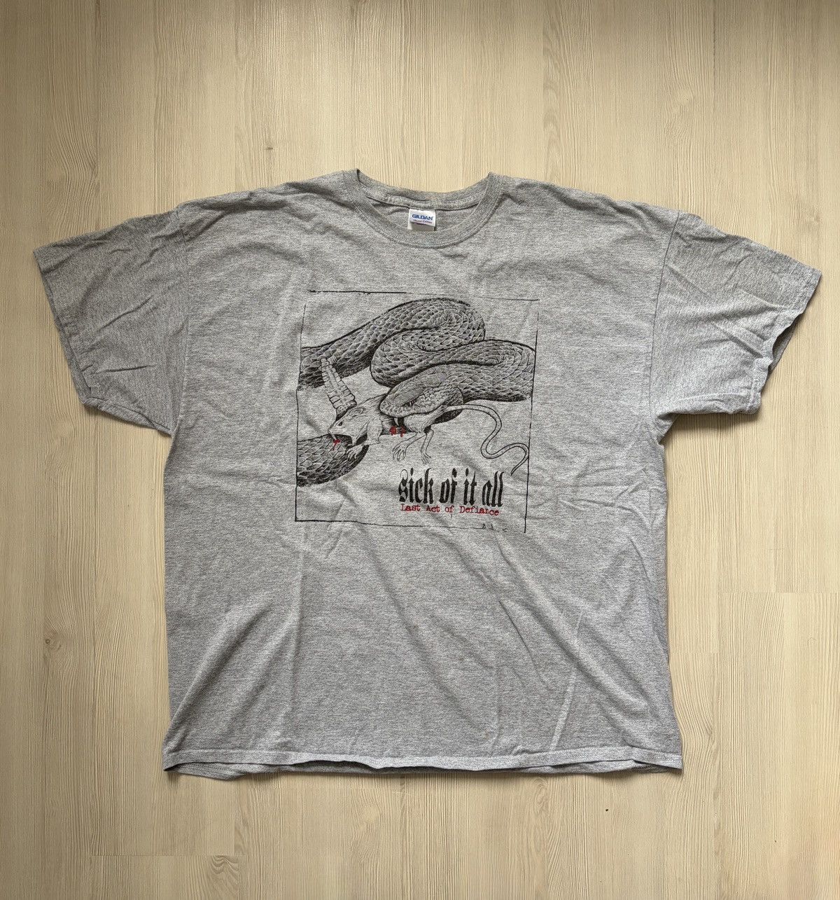 Band Tees SICK OF IT ALL Last Act Of Defiance Size US XXL / EU 58 / 5 - 1 Thumbnail