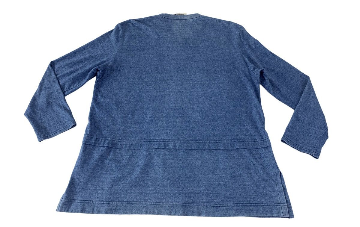 Hai Sporting Gear Hai Sporting Gear Issey Miyake Indigo Blue Longsleeve Plain Size L / US 10 / IT 46 - 2 Thumbnail