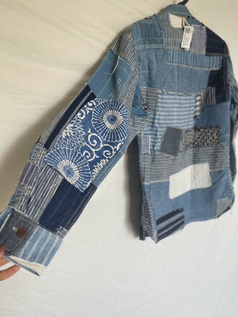 Junya Watanabe Junya Watanabe CDG 2015ss Denim Patchwork Shirt Size US XS / EU 42 / 0 - 4 Thumbnail