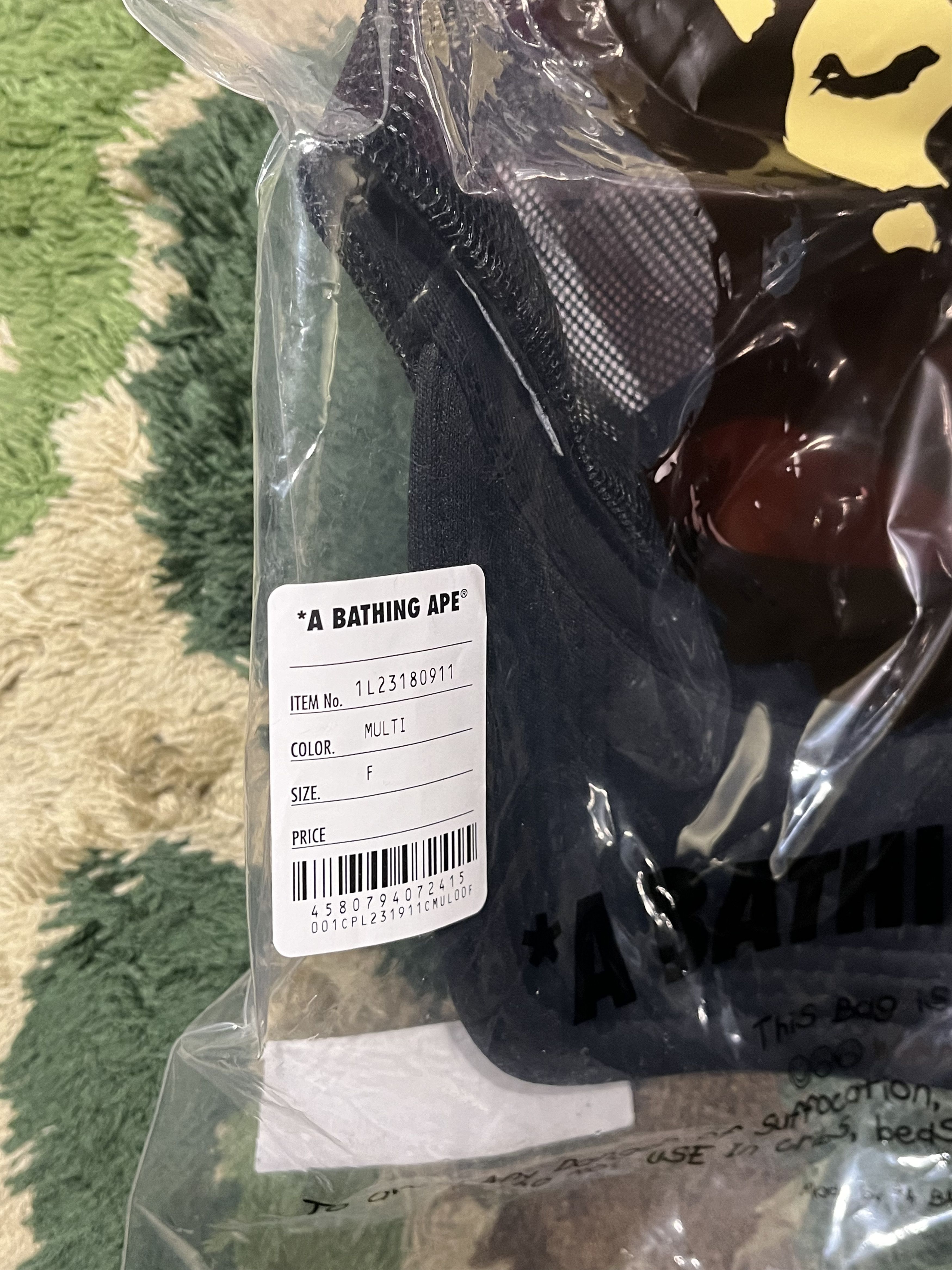 Bape × KidSuper BAPE KIDSUPER BAPE STA LOGO RHINESTONE TRUCKER MESH CAP Size ONE SIZE - 4 Thumbnail