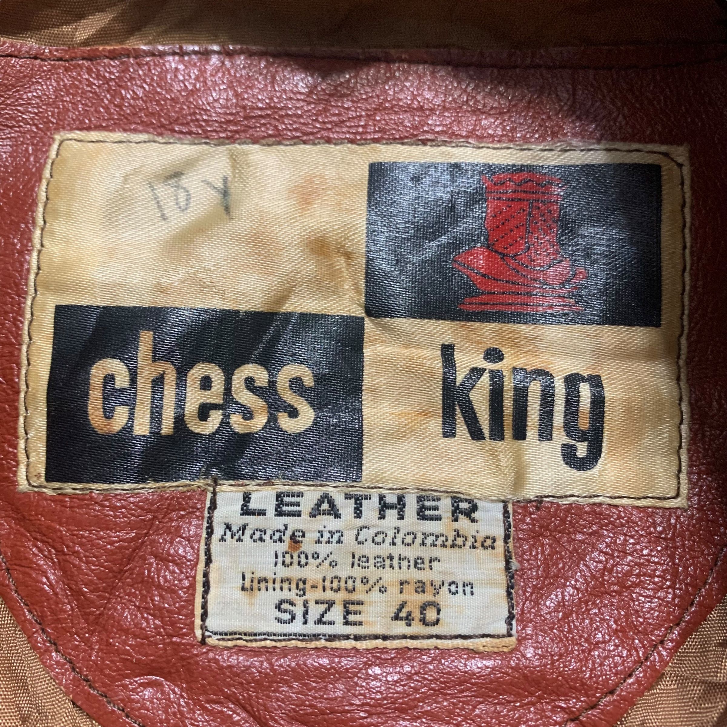 Vintage Vintage 70s Chess King Motorcycle Riding Leather Jacket Size US S / EU 44-46 / 1 - 5 Thumbnail