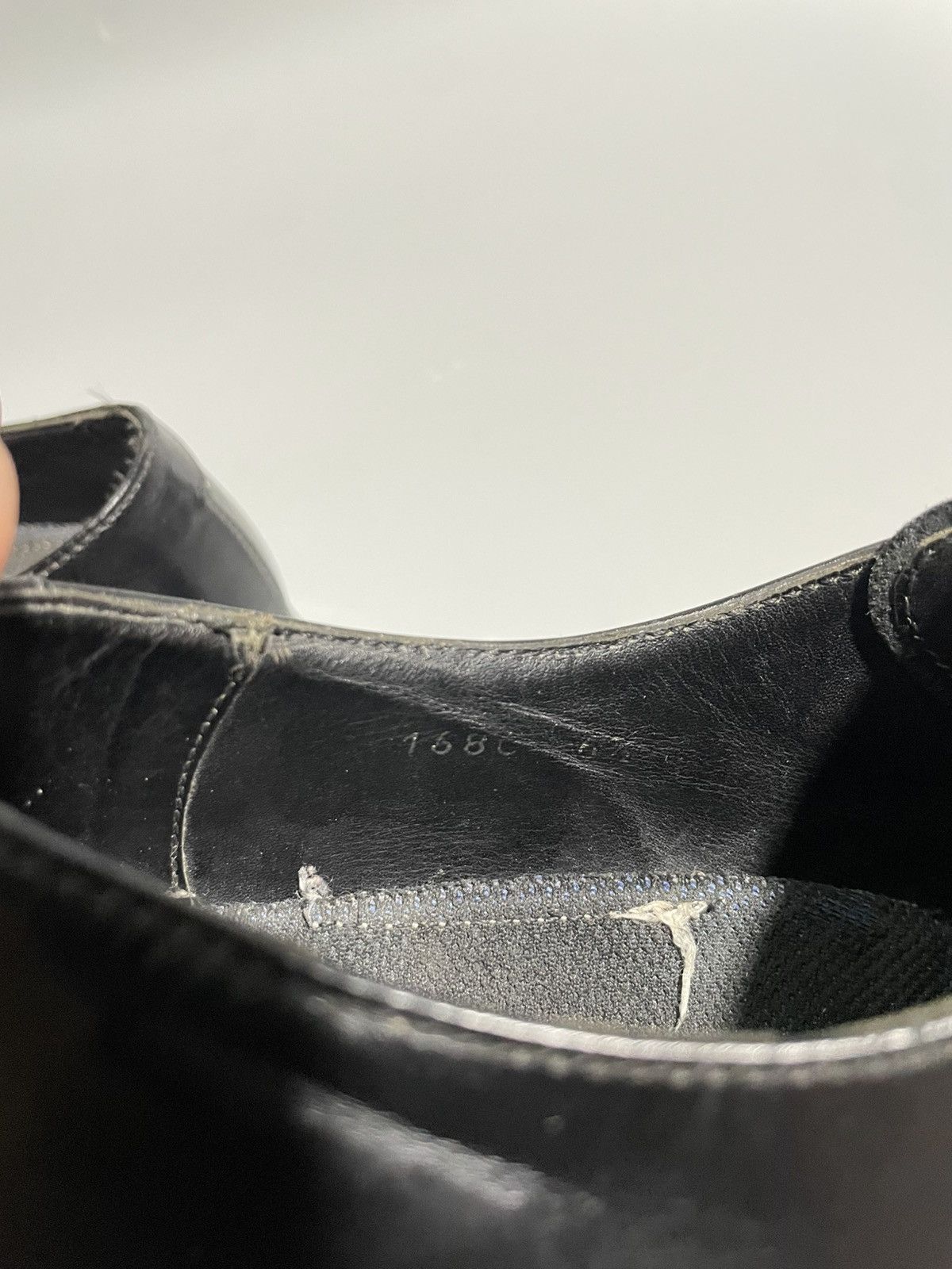 Prada Prada Black Leather Velcro Strap Derby Shoes Size US 6.5 / EU 39-40 - 12 Thumbnail