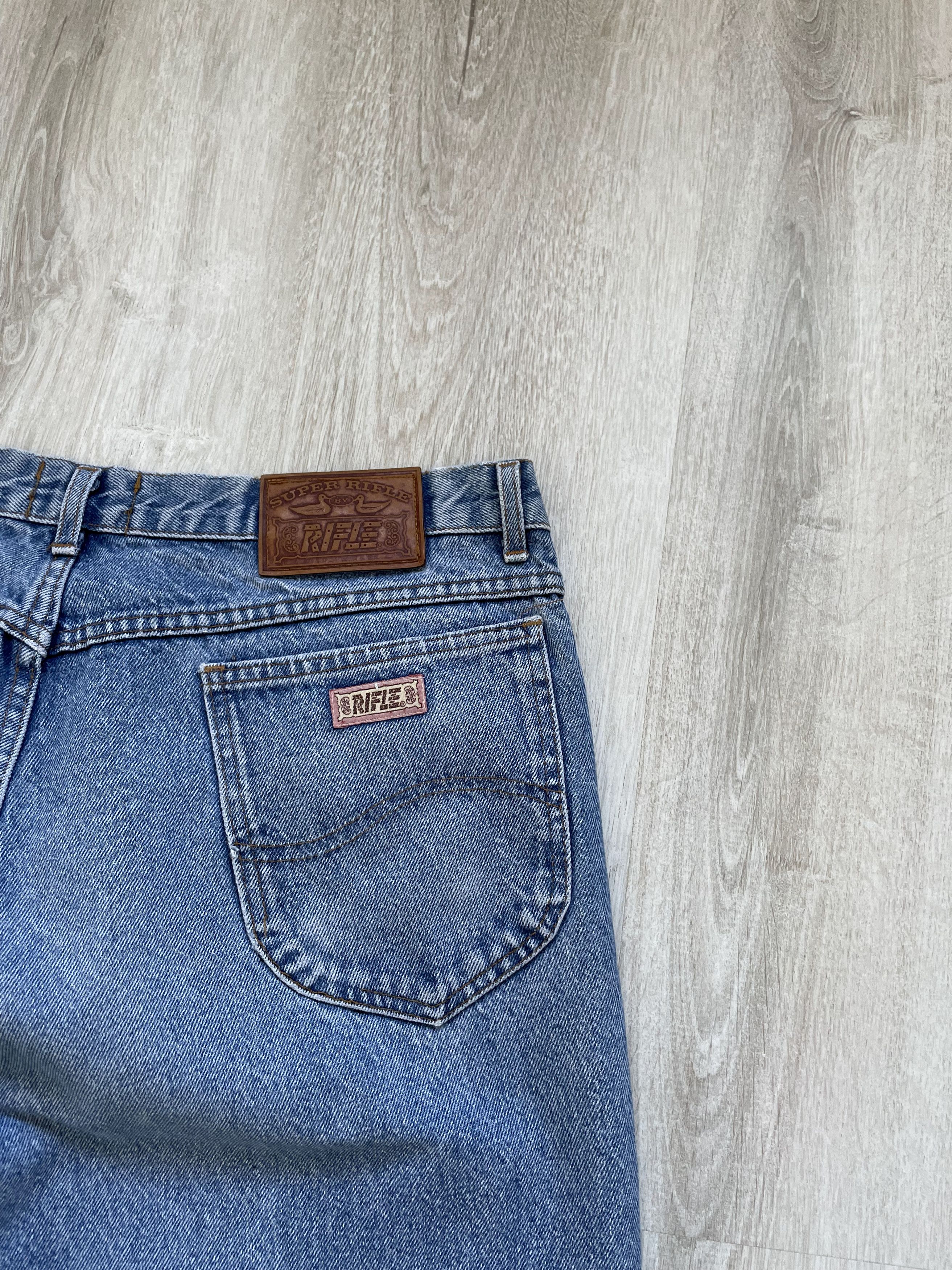 Other Vintage Rifle Super Blue Denim Jeans Size US 34 / EU 50 - 2 Thumbnail