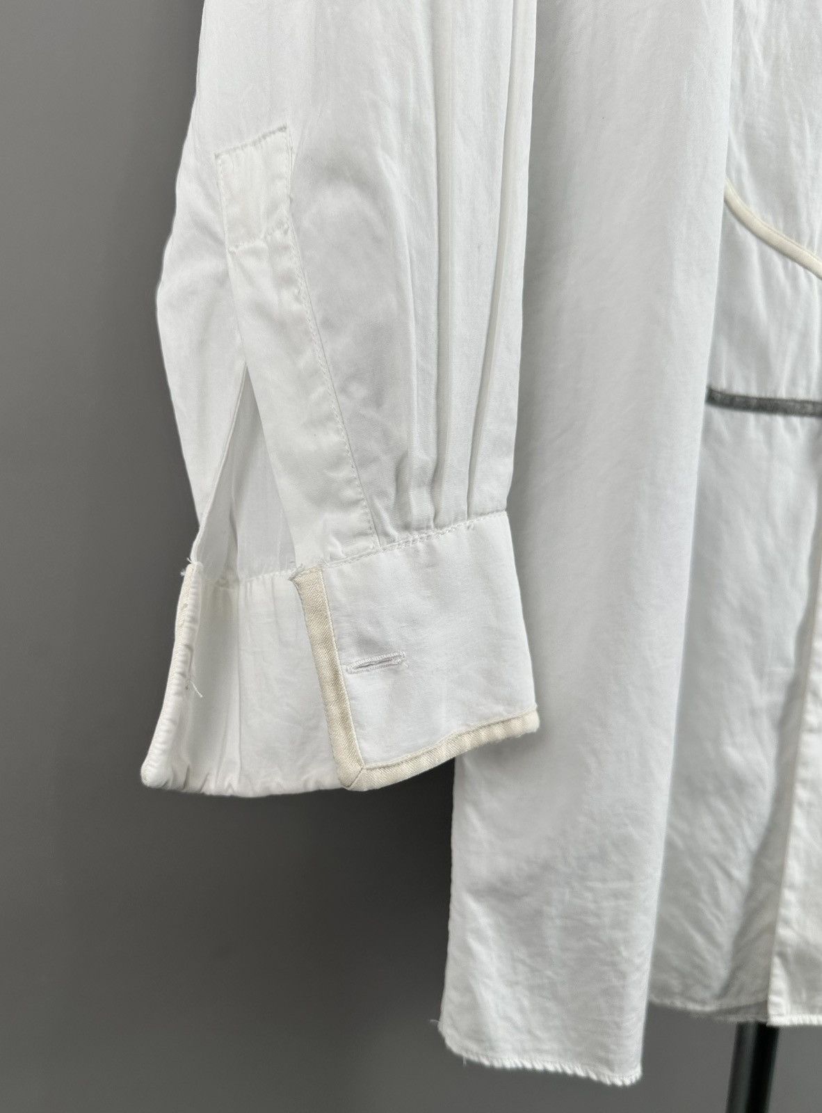 Hermes Hermes - Pipping Lines - Button Down Shirt Size US S / EU 44-46 / 1 - 11 Thumbnail