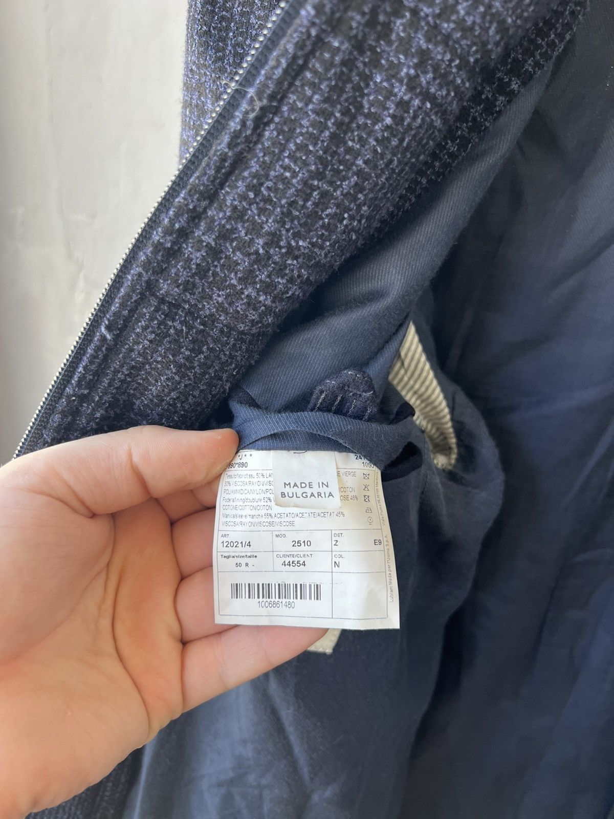 L.B.M. 1911 L.B.M 1911 TAILORED LIMITED WOOL BLAZER HYBRID COAT JACKET Size 50R - 12 Thumbnail