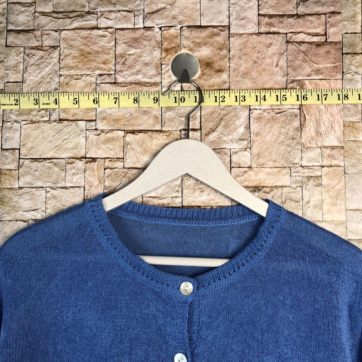Japanese Brand Japanese Brand Blue knitwear Cardigan #A867 Size L / US 10 / IT 46 - 4 Thumbnail