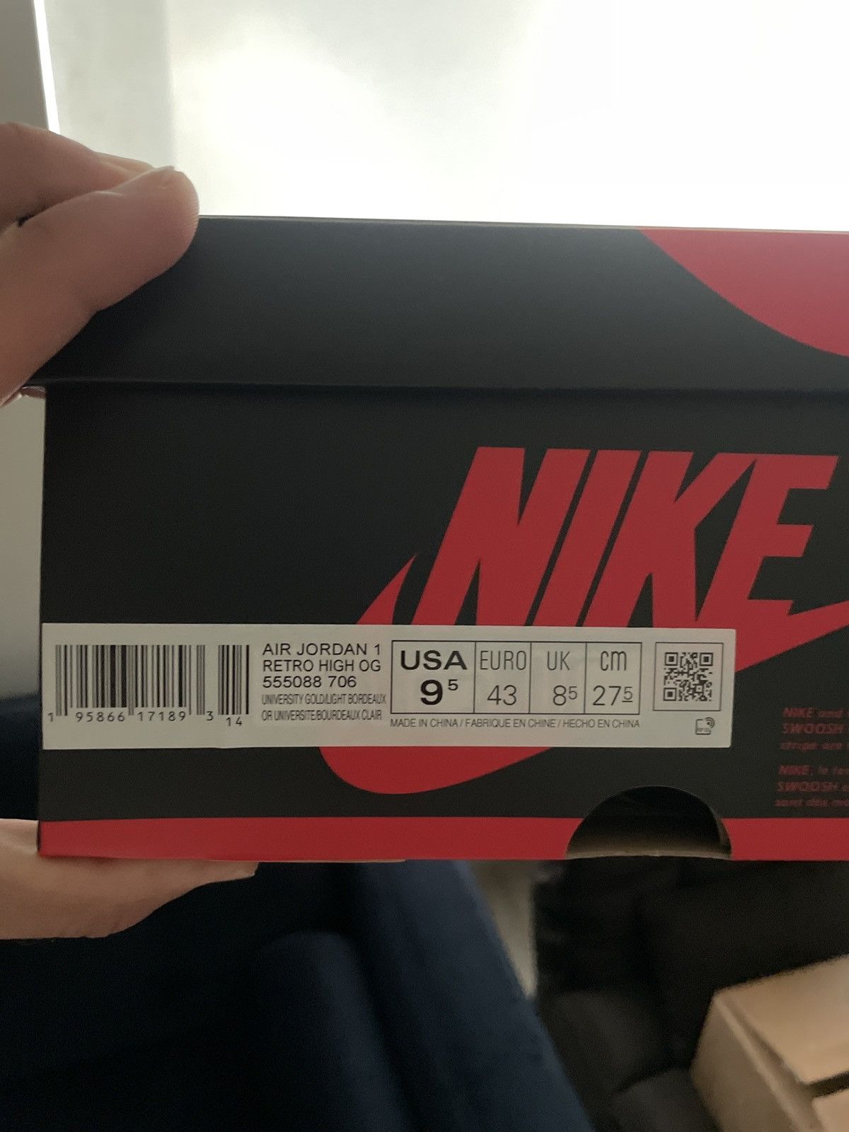 Nike Jordan 1 high OG “brotherhood” Size US 9.5 / EU 42-43 - 6 Thumbnail