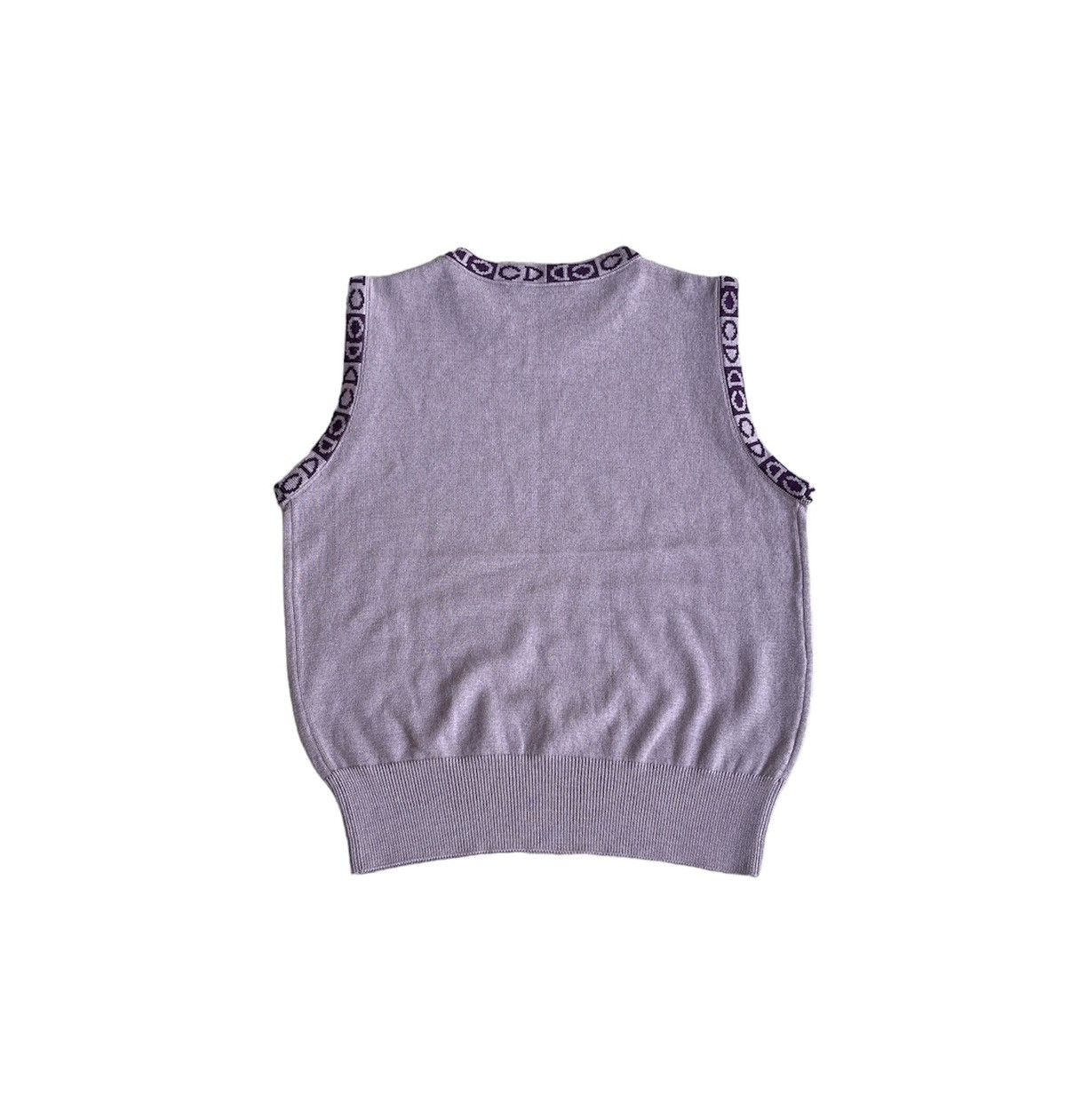 Vintage Christian Dior Sports Vest Knitwear Women"s Center Logo Size S / US 4 / IT 40 - 2 Thumbnail