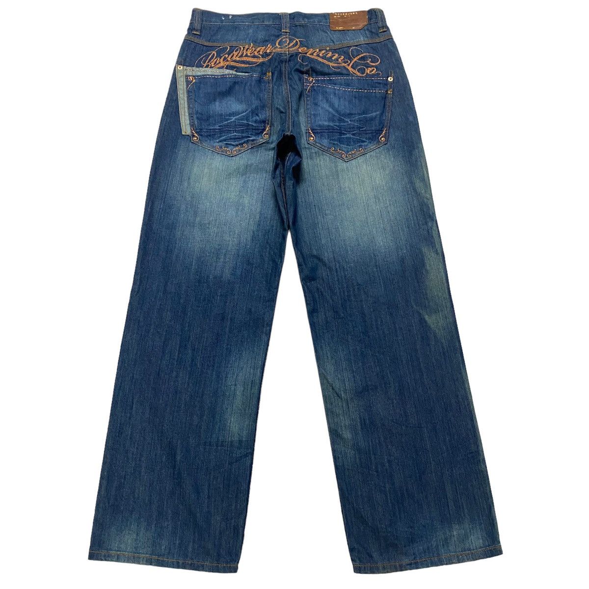 Rocawear Vintage Rocawear Baggy Spellout Embroidery Denim Jeans Size US 32 / EU 48 - 1 Thumbnail