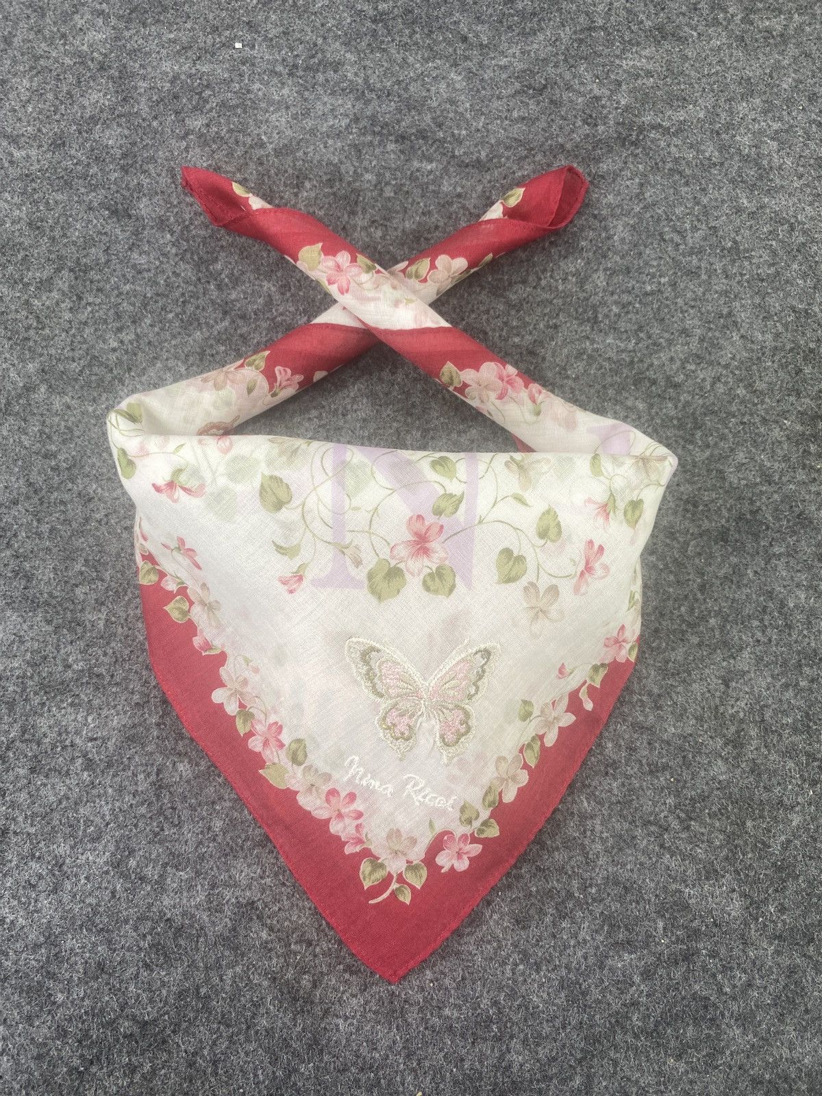 Nina Ricci × Vintage Nina Ricci Handkerchief / Bandana / Neckerchief-B039 Size ONE SIZE - 2 Thumbnail
