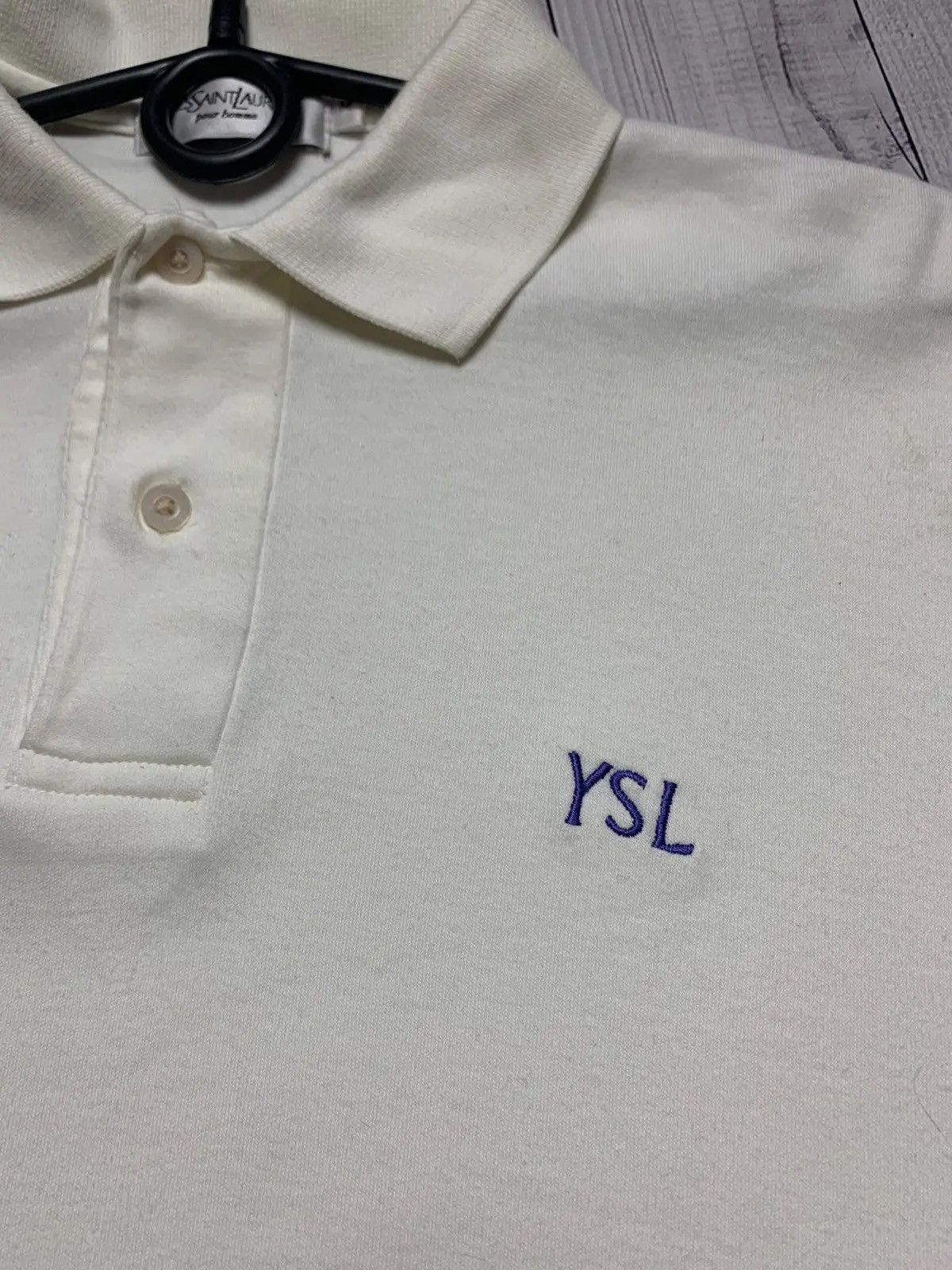 Yves Saint Laurent Vintage Polo shirt Yves Saint Laurent rare YSL logo Size US M / EU 48-50 / 2 - 4 Thumbnail