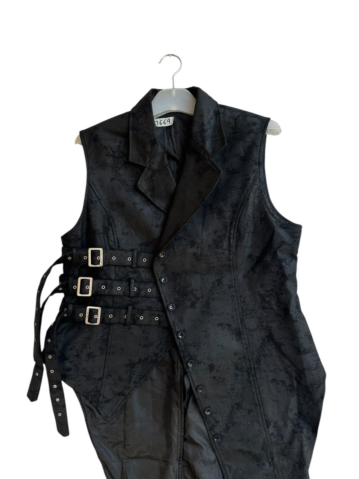 Japanese Brand Glamorous Asymmetrical Vest - Gothic Tailcoat Archive Size US M / EU 48-50 / 2 - 3 Thumbnail