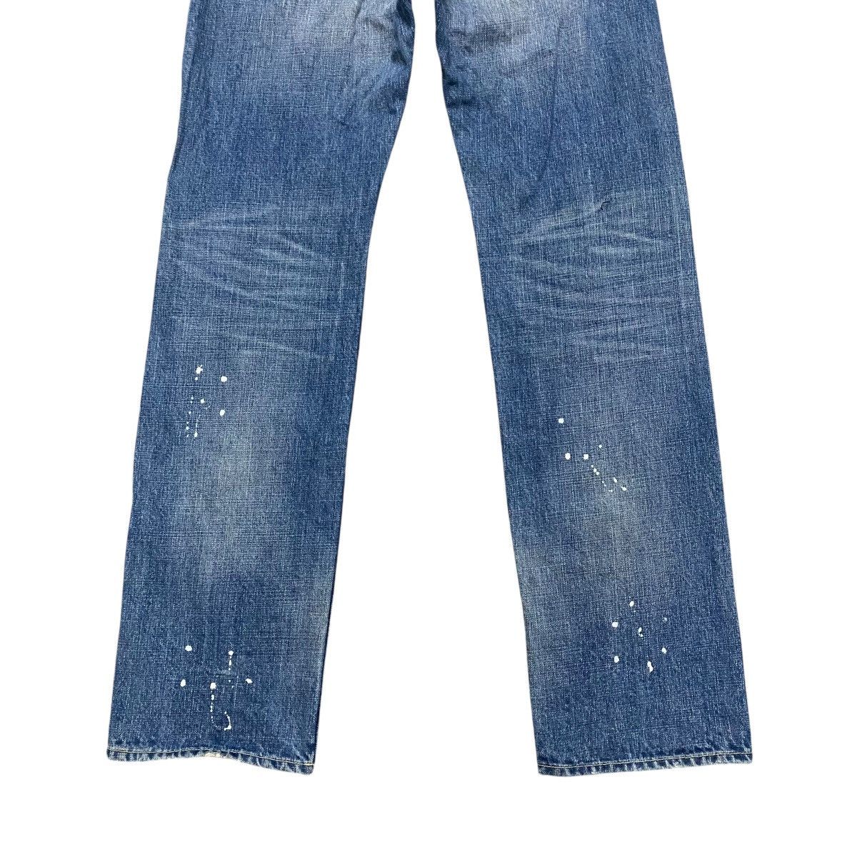 Japanese Brand GLOBAL WALK Distressed Denim Selvedge Jeans Size US 33 - 15 Thumbnail