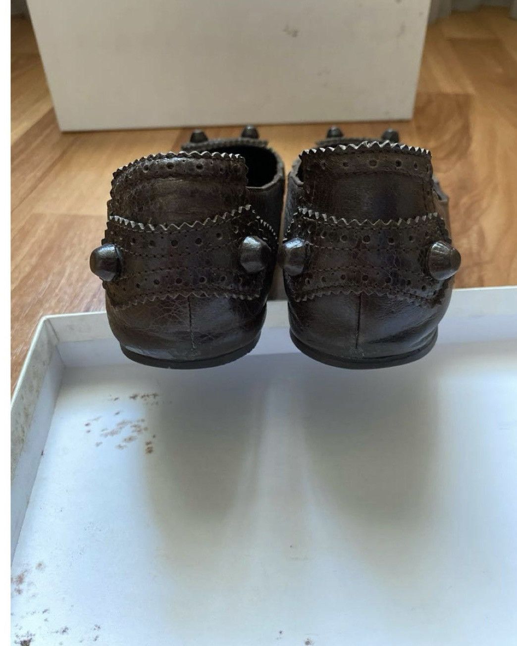 Balenciaga Balenciaga flats brown color Size US 8 / IT 38 - 4 Thumbnail