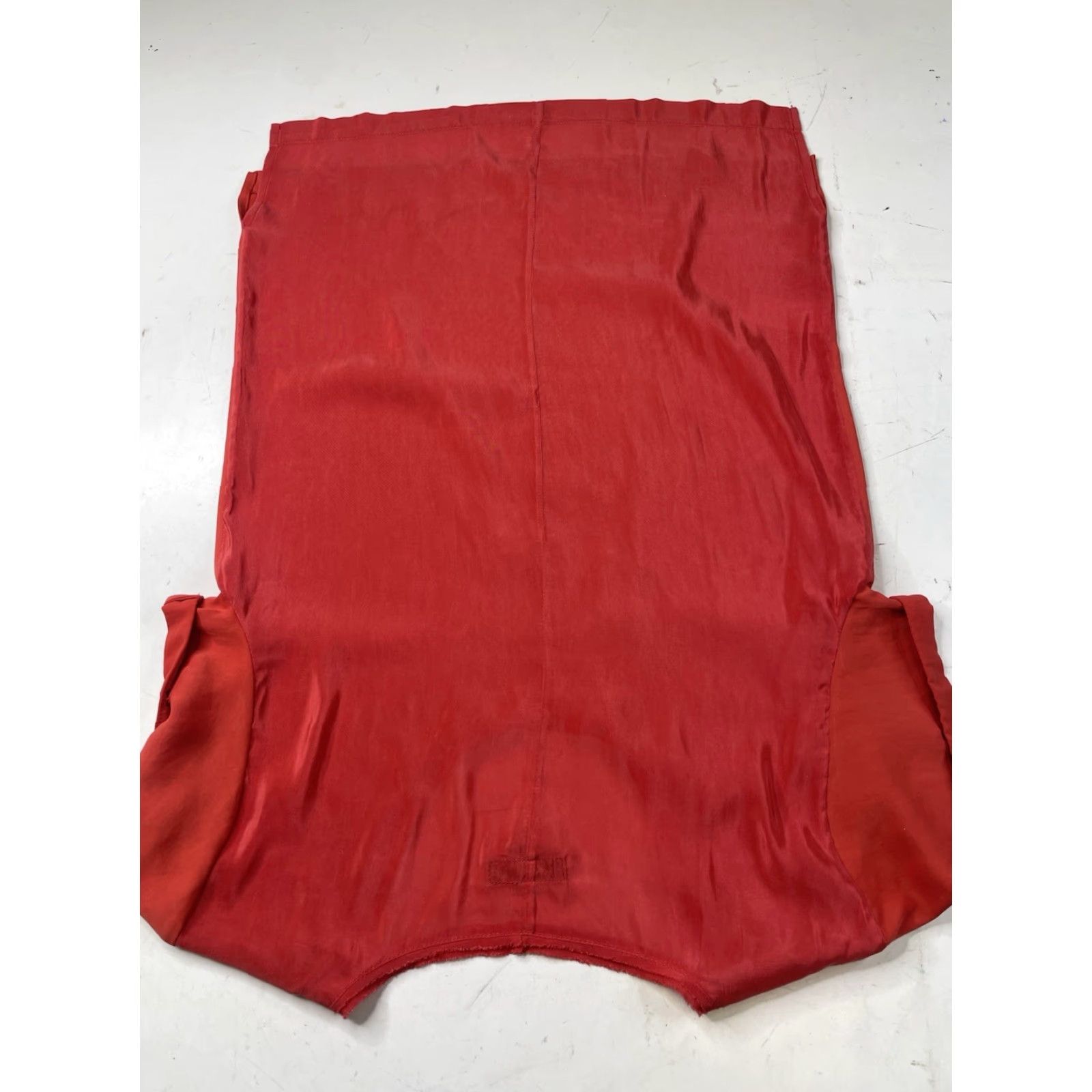 Rag & Bone VINTAGE Rag & Bone Womens XS Red Polyester Tunic T-Shirt Crew Neck Short Sleeve Solid Silk Style Size XS / US 0-2 / IT 36-38 - 7 Thumbnail