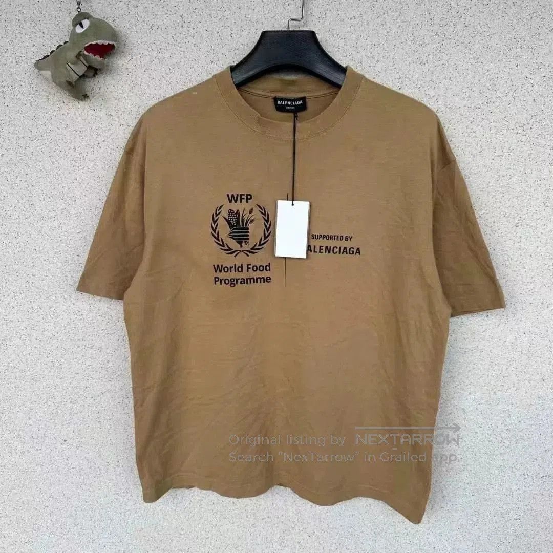 Balenciaga Balenciaga Khaki Wheat Ear Short Sleeve. Size US L / EU 52-54 / 3 - 1 Thumbnail