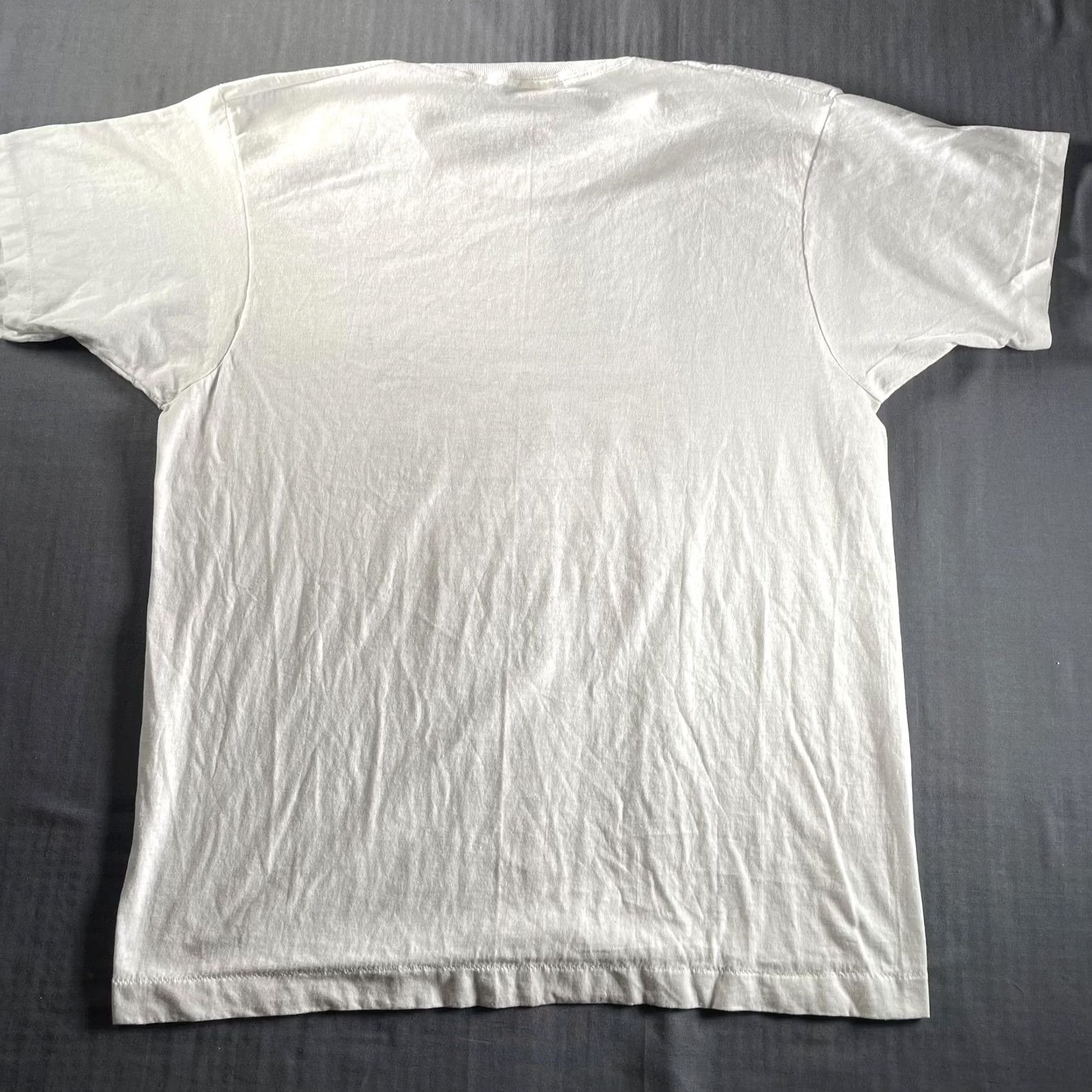 Vintage VINTAGE Great Wallendas Shirt Mens Large White 60th Anniversary Made USA 80s Screen Stars Size US L / EU 52-54 / 3 - 7 Thumbnail