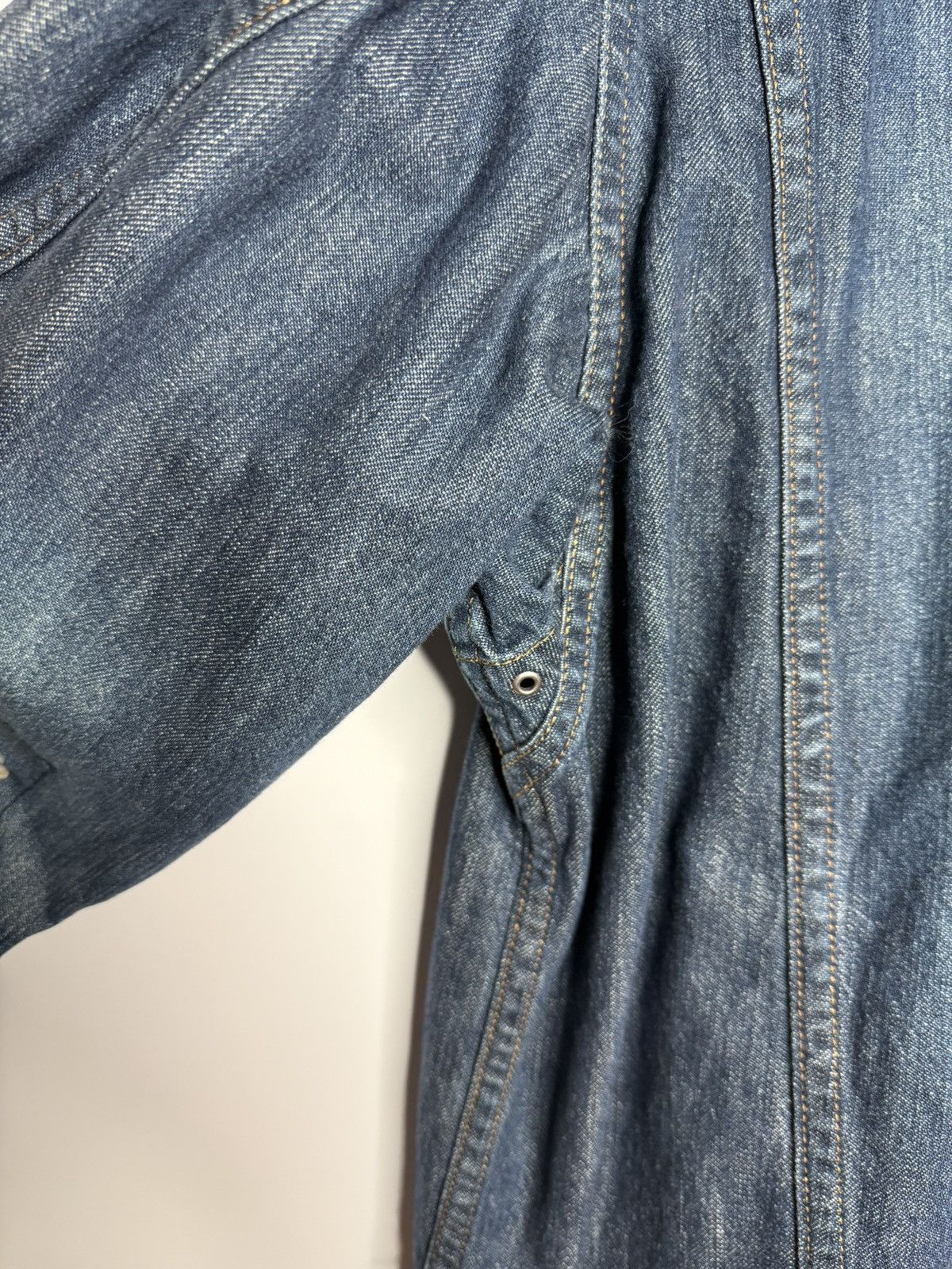 Number (N)ine Number Nine SS02 Modern Age Poem Denim Jacket Size US L / EU 52-54 / 3 - 9 Thumbnail