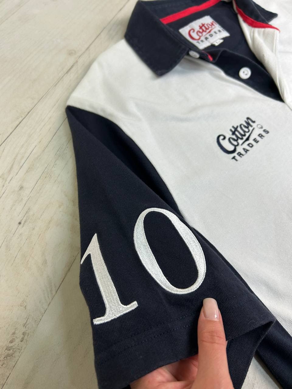 Cotton Traders Cotton Traders England Union Rugby Polo Shirt Size US L / EU 52-54 / 3 - 8 Thumbnail