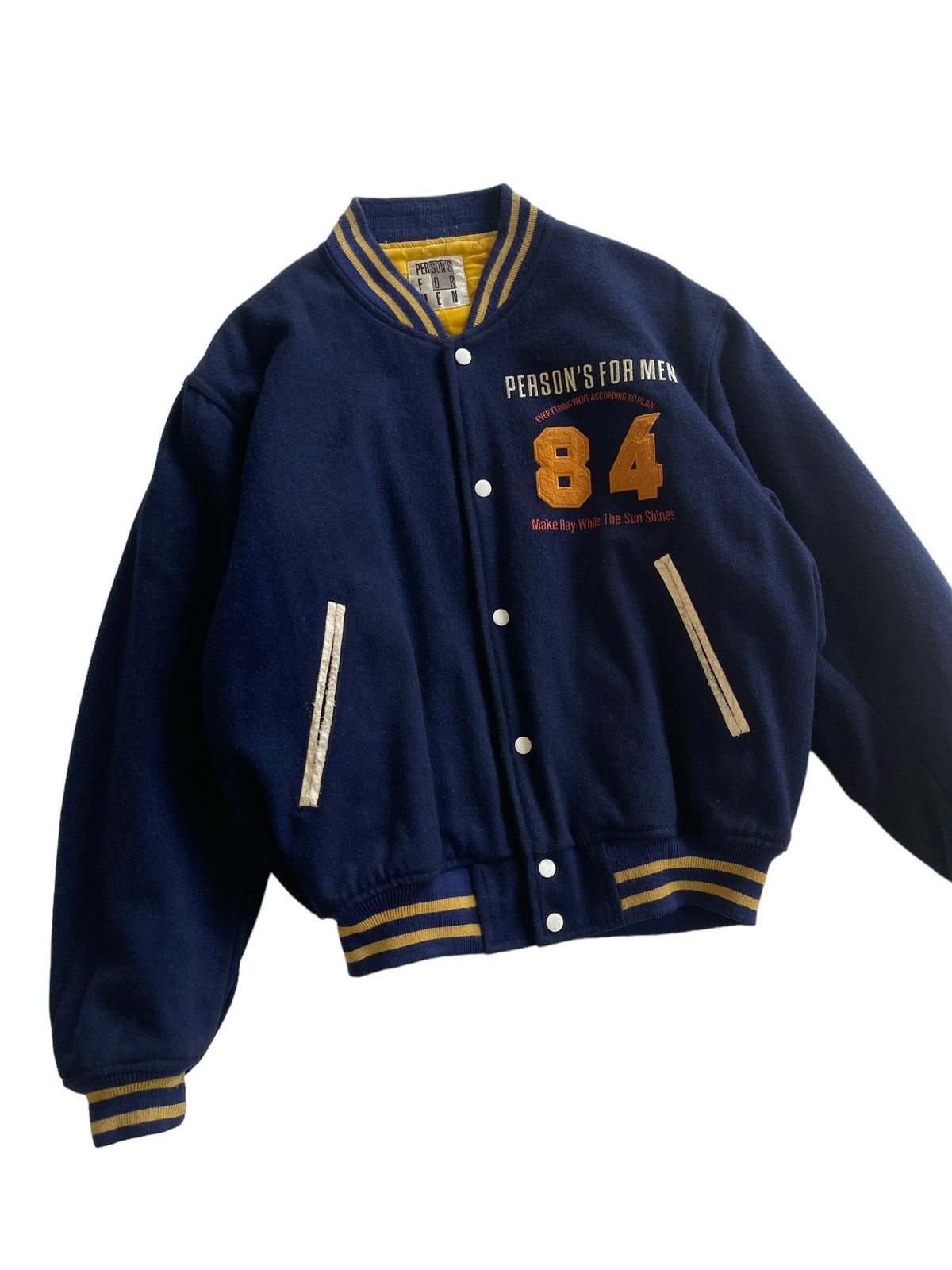 PERSON'S PERSONS WOOL VARSITY JACKET Size US L / EU 52-54 / 3 - 4 Thumbnail