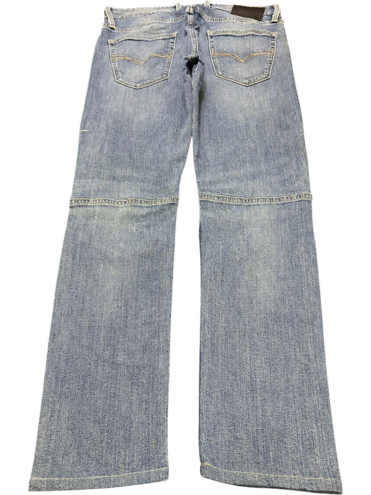 Guess Vintage Guess Faded Wash Distressed Jeans Size 31" - 2 Thumbnail
