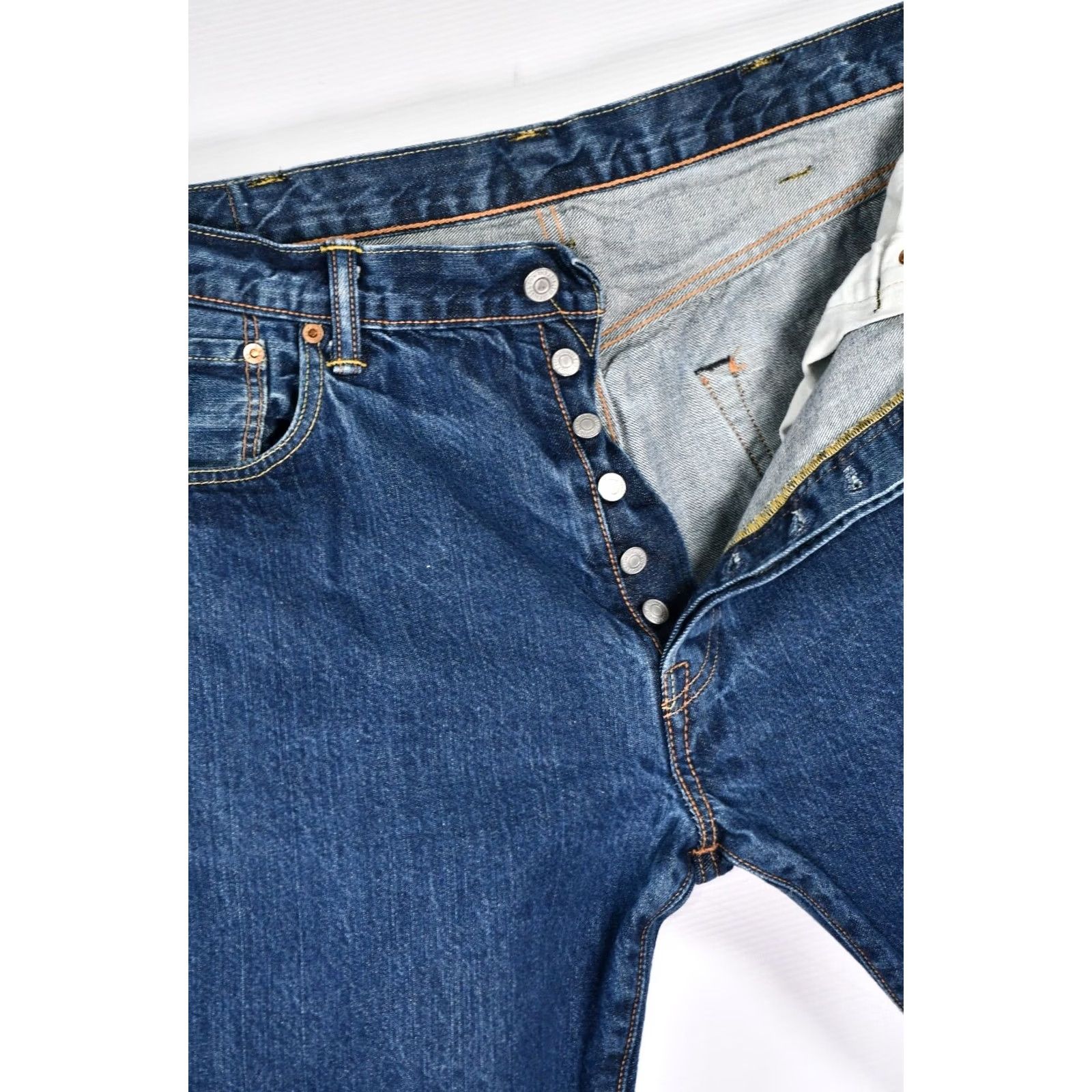 Levi's LEVI'S 501 Jeans Men W40/L32 Straight Denim Blue Cotton Regular Classic 00501-0162 Vintage-Yes? 501 Series 00501-0162 Size US 40 / EU 56 - 6 Thumbnail